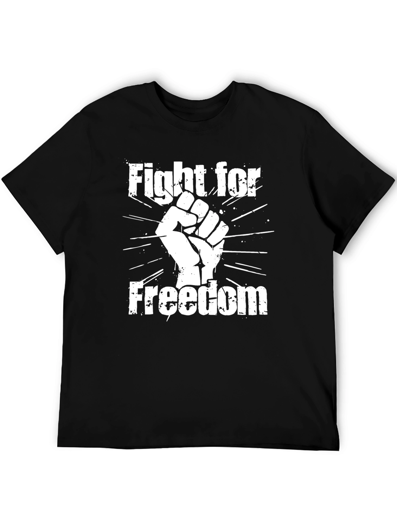 Fight for Freedom Graphic Tee - Black