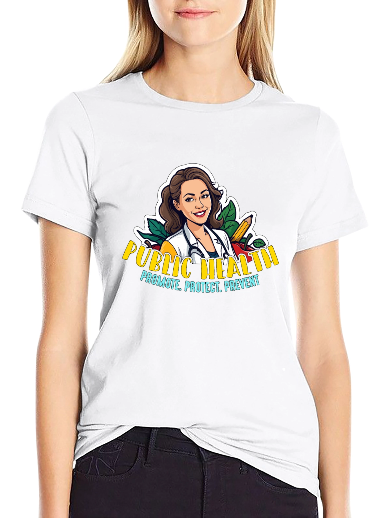 Public Health T-Shirt - Promote Protect Prevent