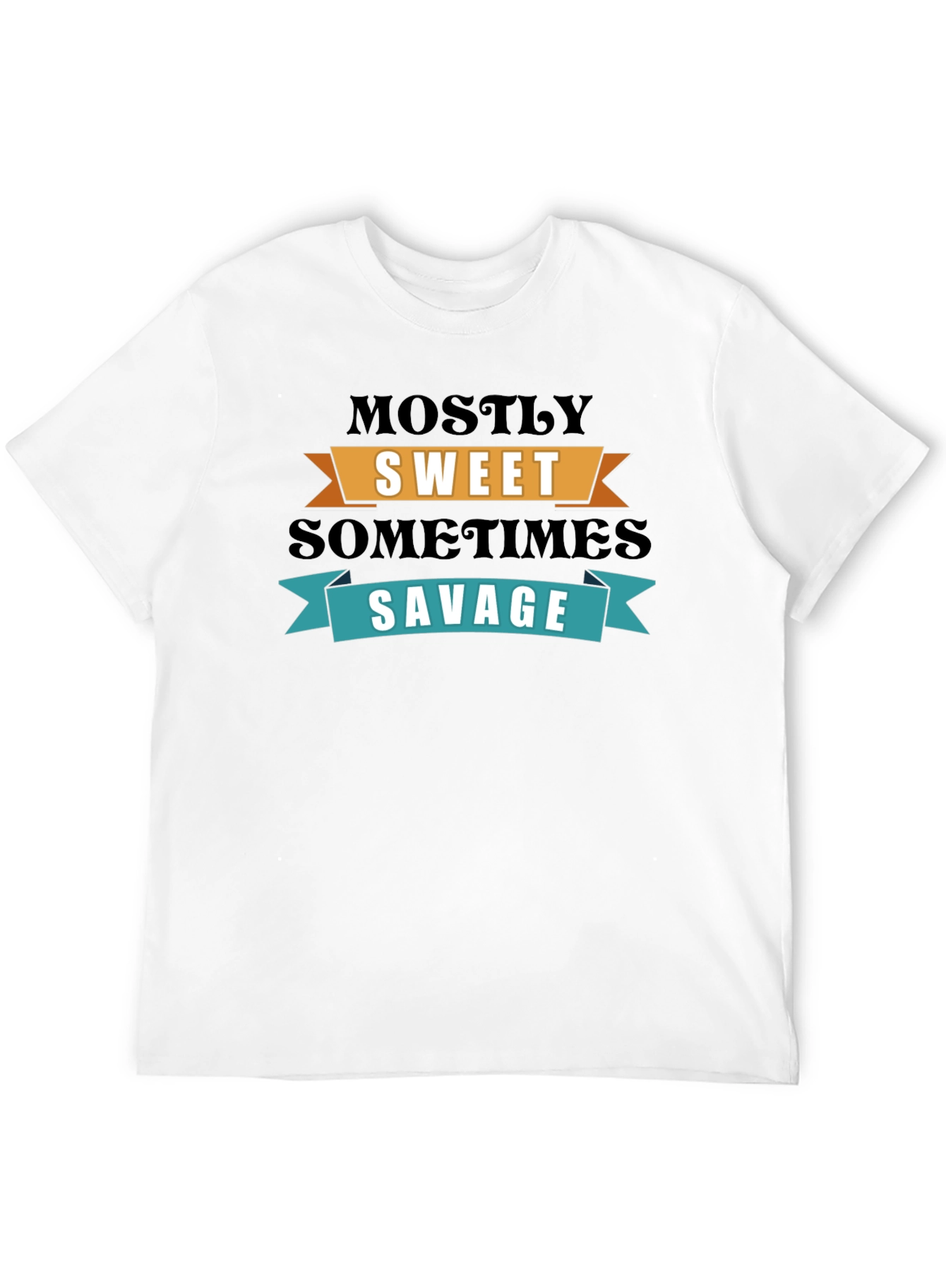 Sweet & Savage Graphic T-Shirt - Trendy Slogan Tee