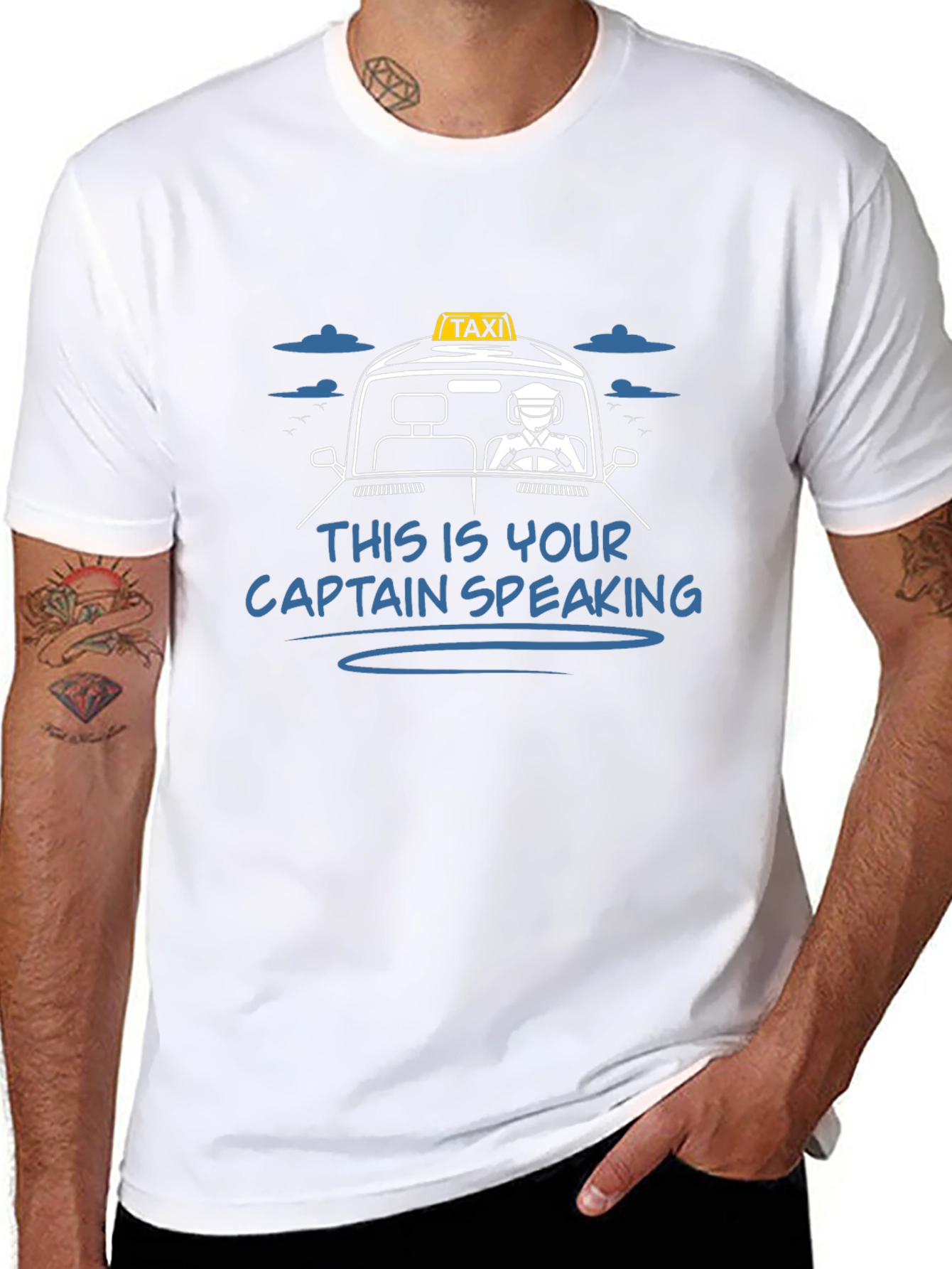 Taxi Captain T-Shirt - Driving Humor Tee