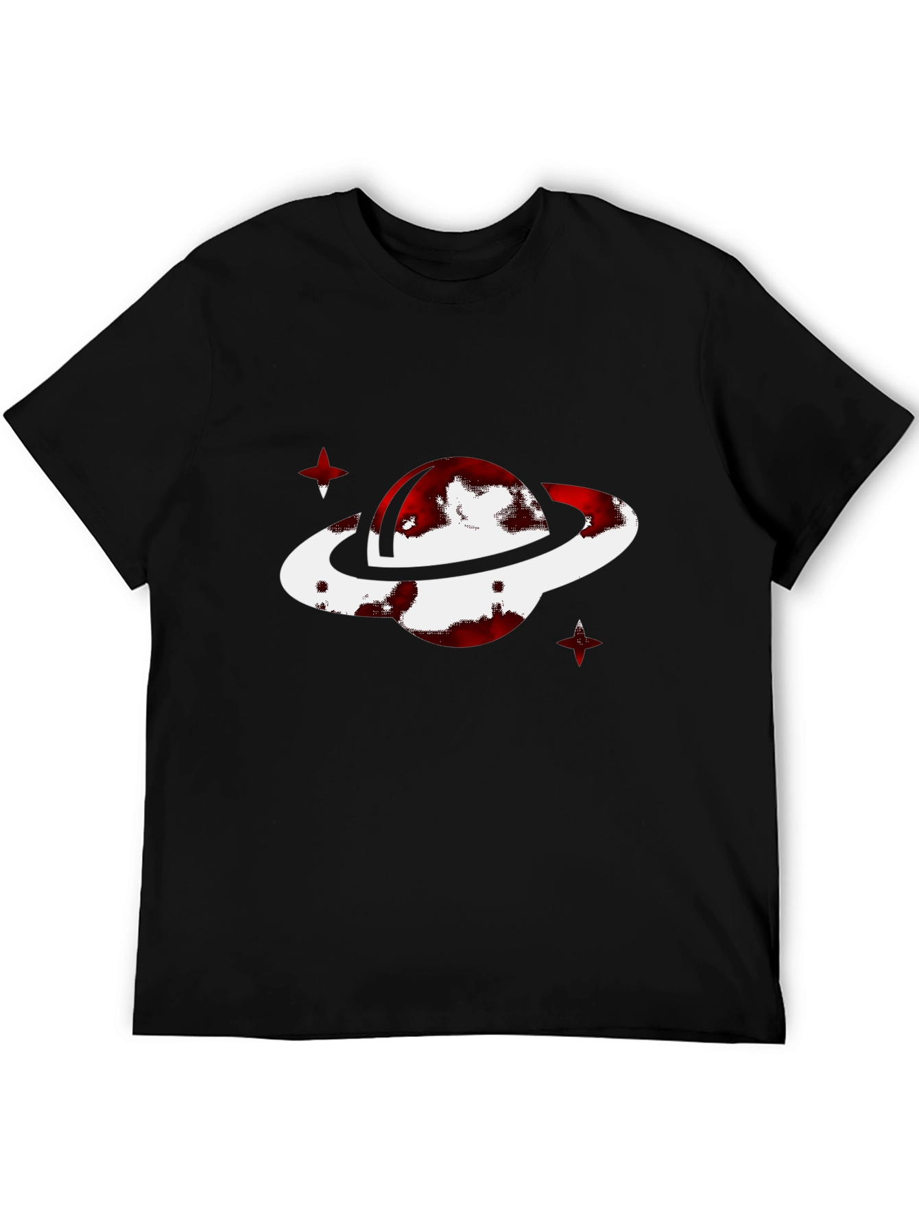 Planet Graphic T-Shirt - Black
