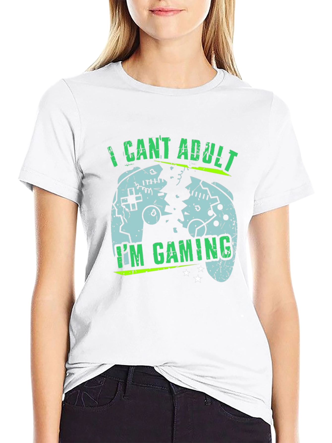 I Cant Adult Im Gaming T-Shirt