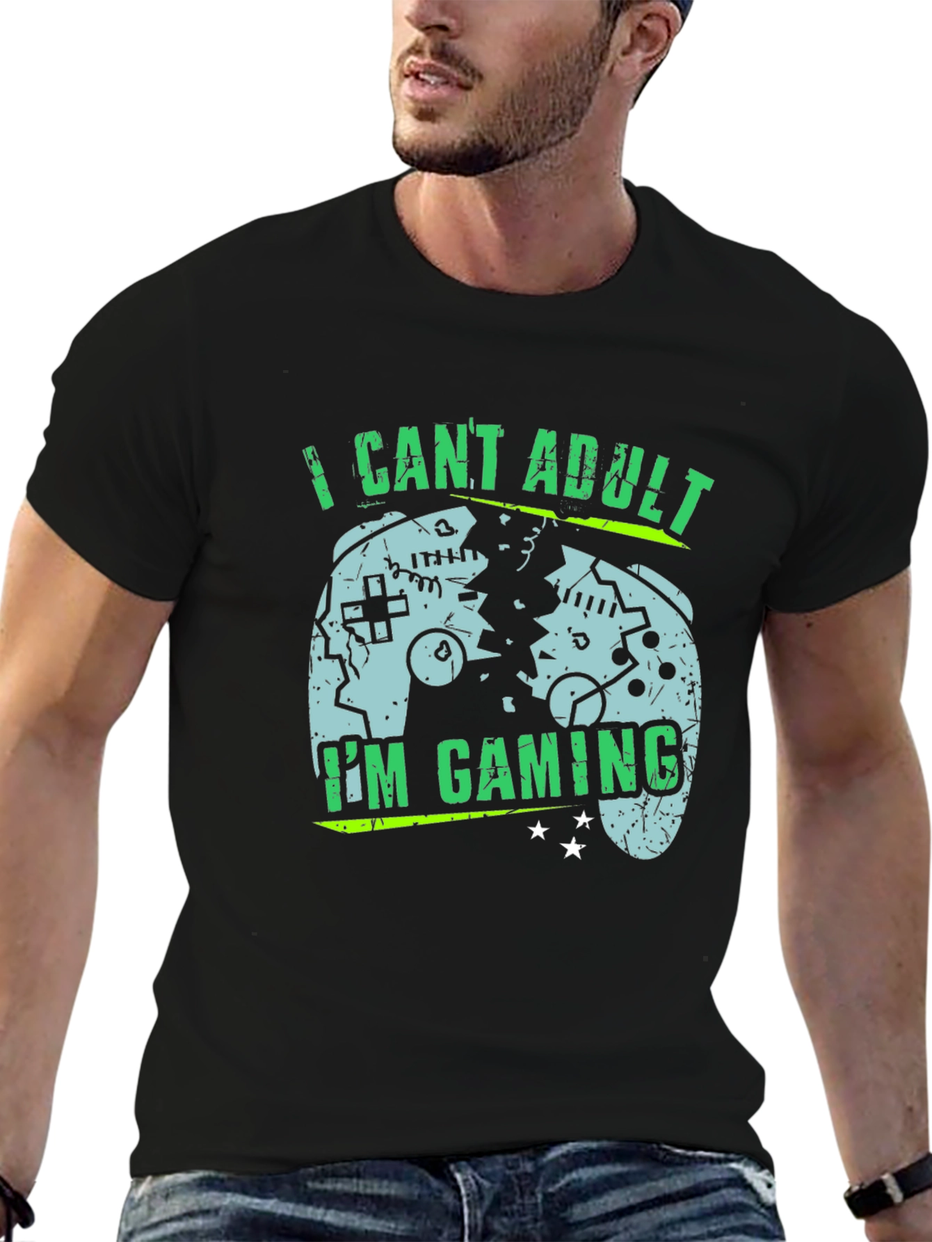 I Cant Adult Im Gaming T-Shirt
