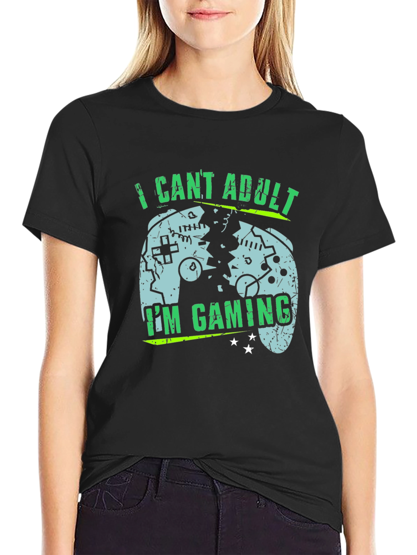 I Cant Adult Im Gaming T-Shirt