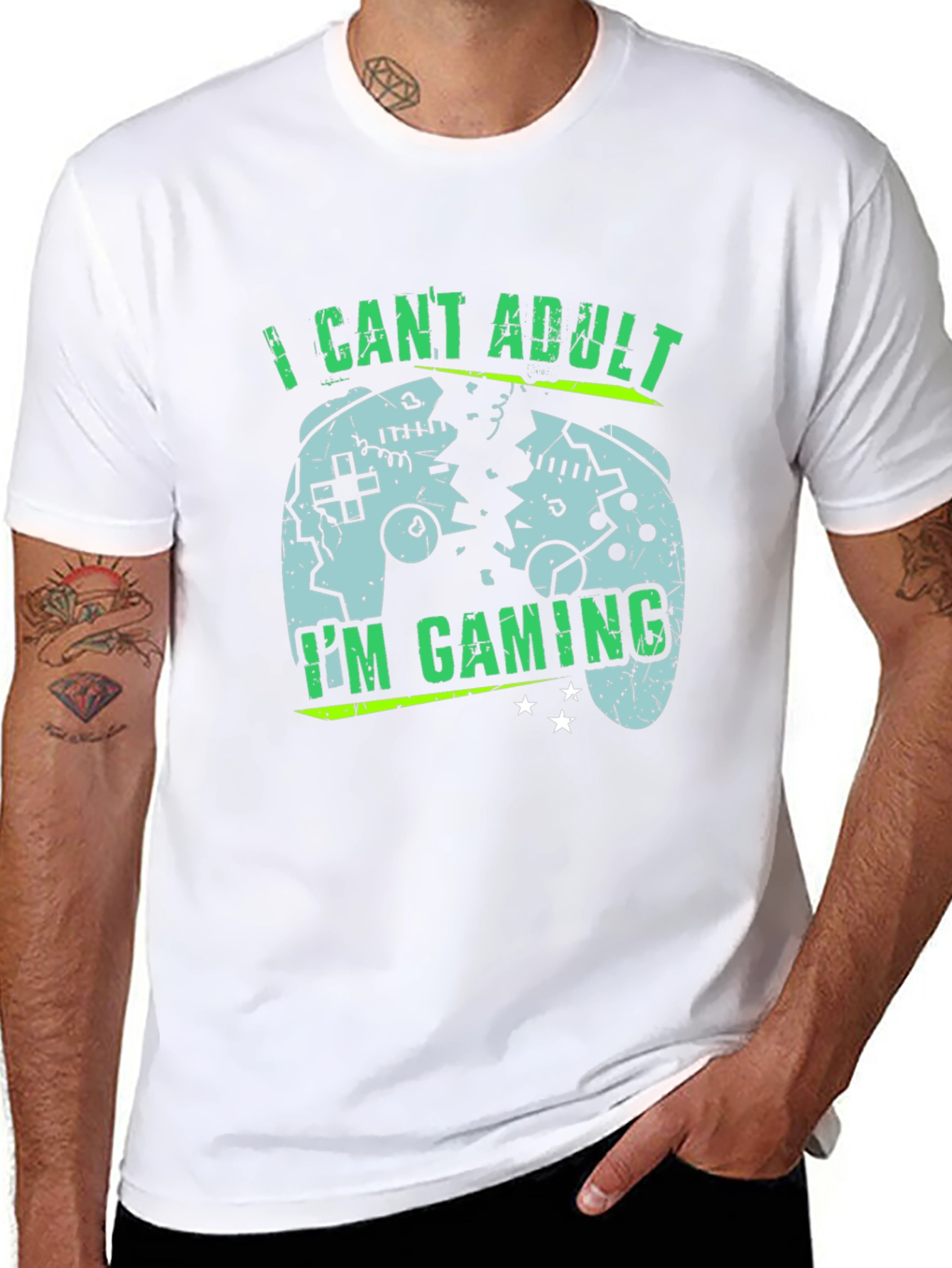 I Cant Adult Im Gaming T-Shirt