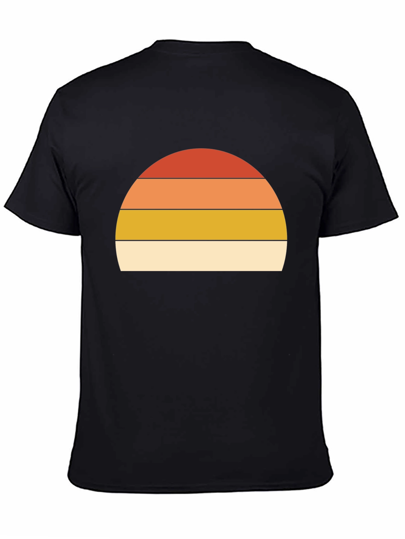 Retro Sunset Graphic T-Shirt - Short Sleeve