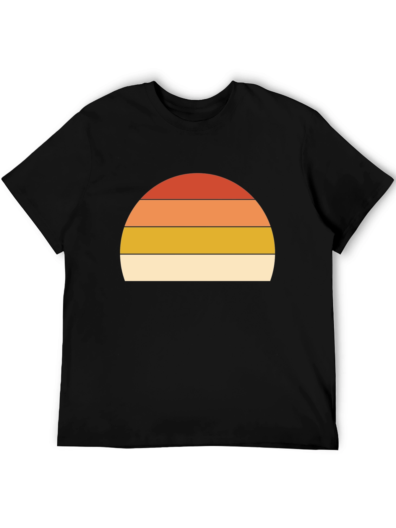 Retro Sunset Graphic T-Shirt - Short Sleeve