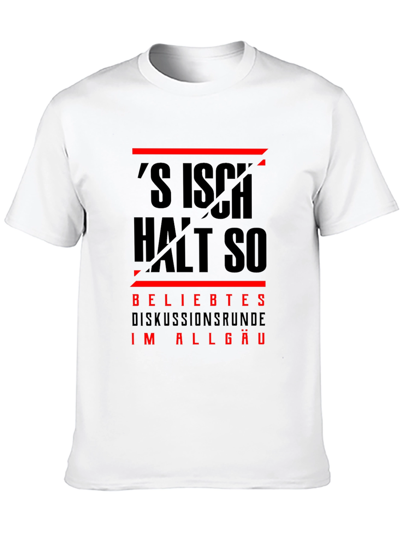 Black T-Shirt with German Slogan