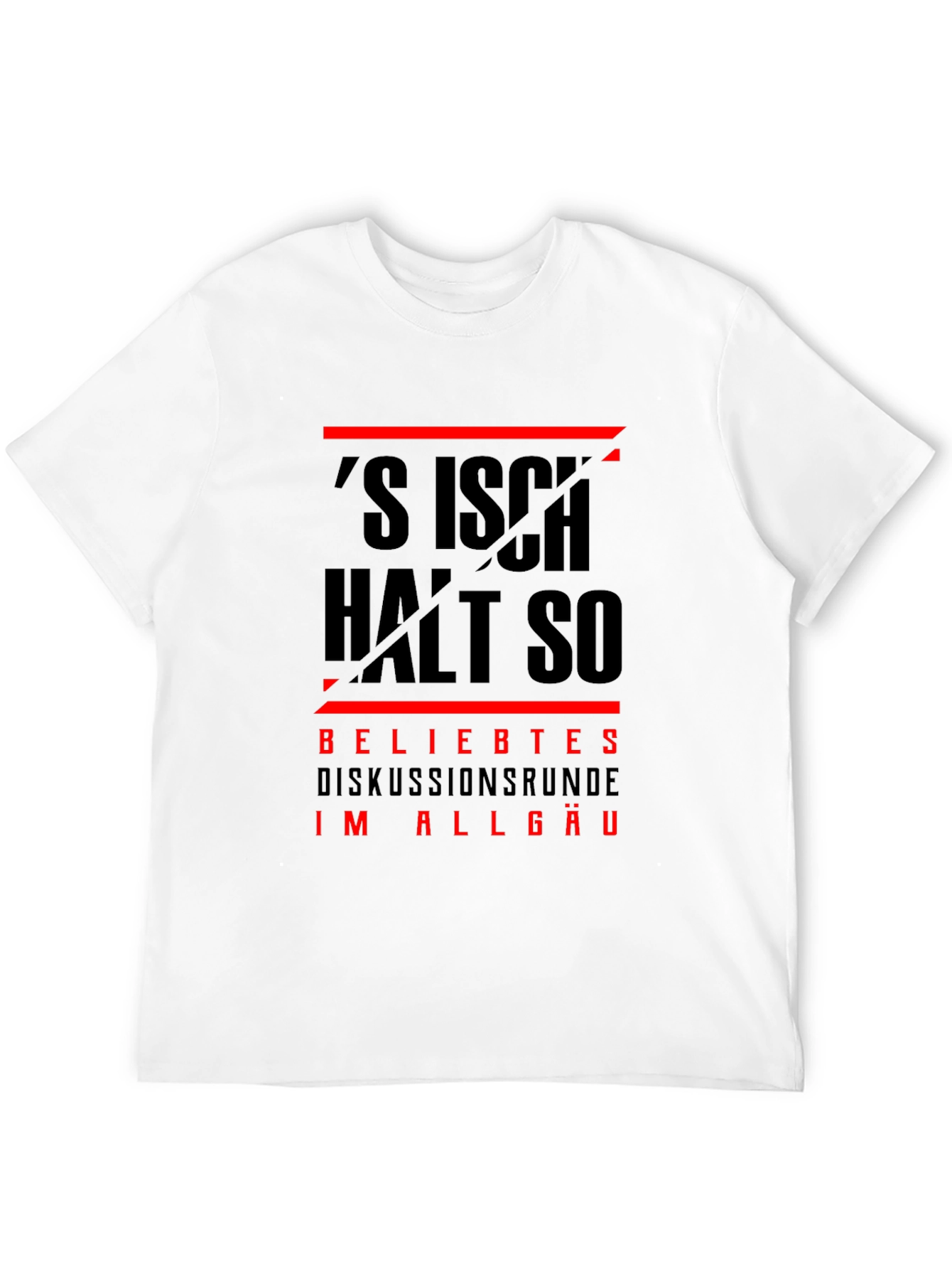 Black T-Shirt with German Slogan