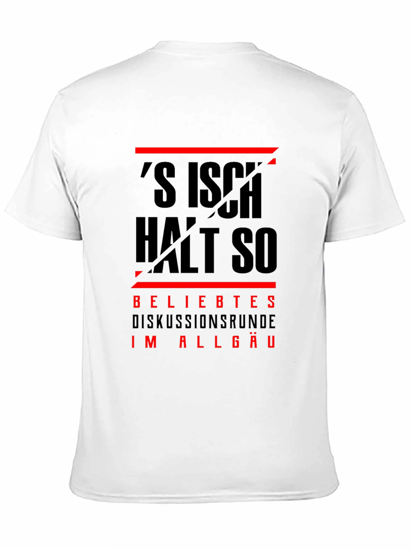 Black T-Shirt with German Slogan
