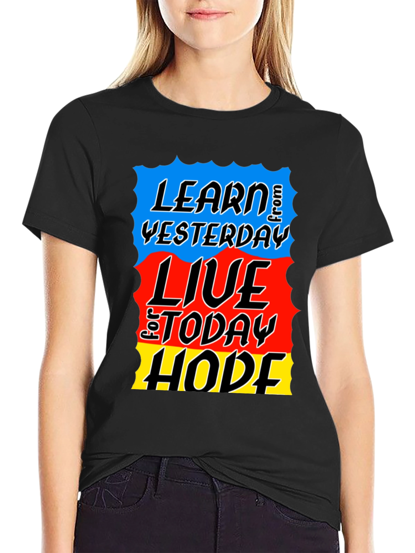 Learn Live Hope T-Shirt - Inspirational Graphic Tee