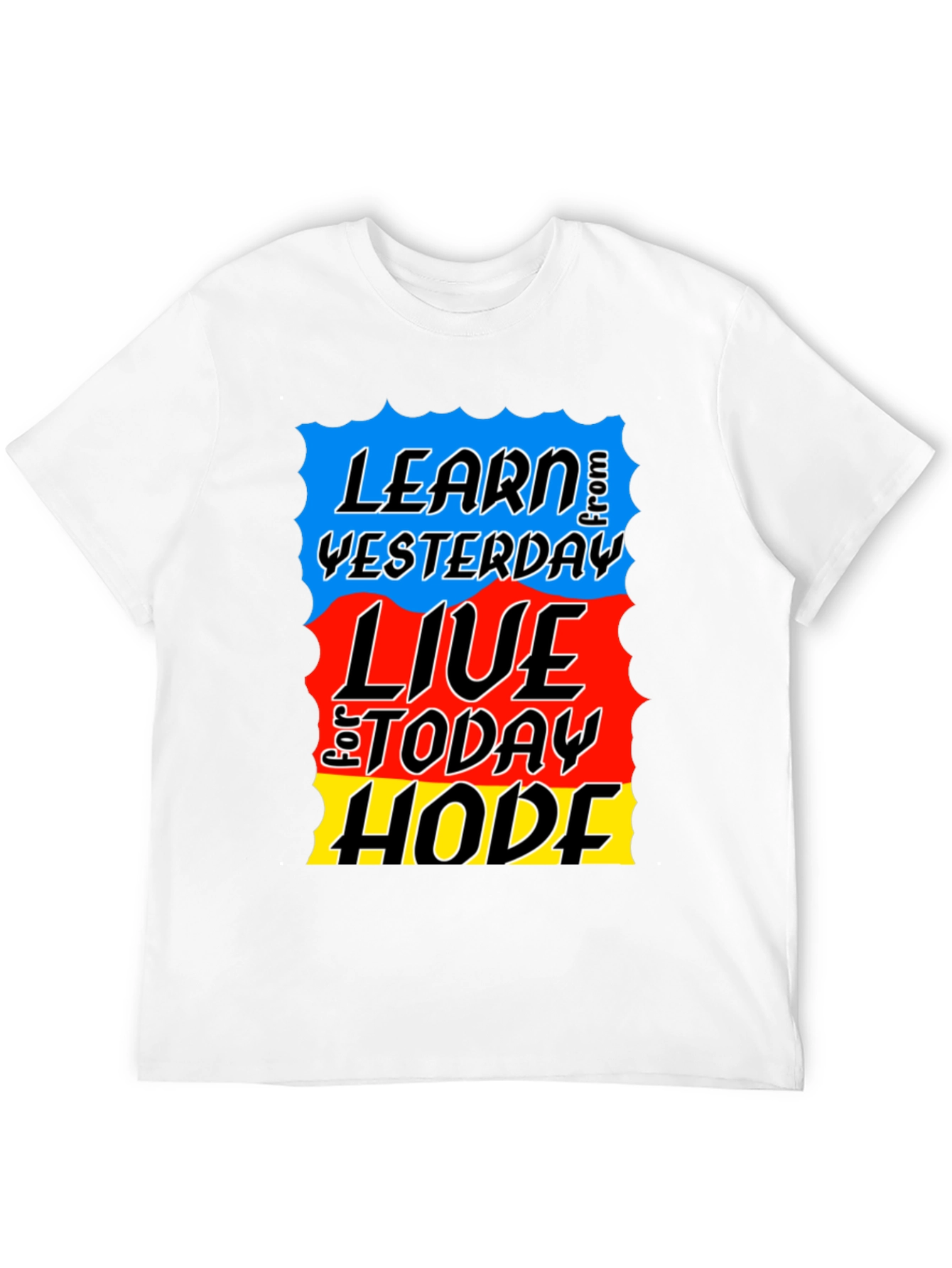 Learn Live Hope T-Shirt - Inspirational Graphic Tee