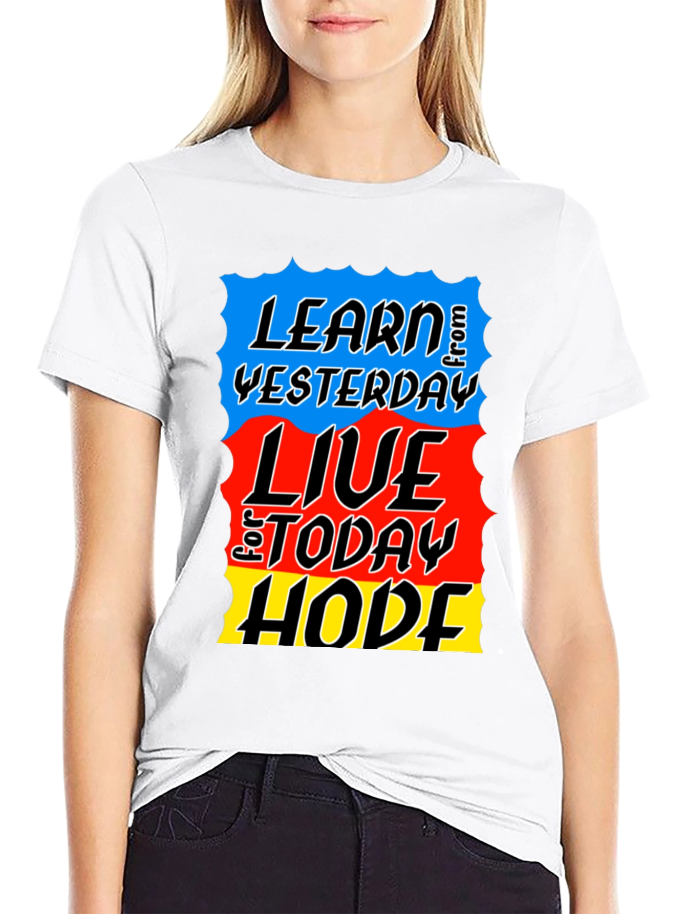 Learn Live Hope T-Shirt - Inspirational Graphic Tee