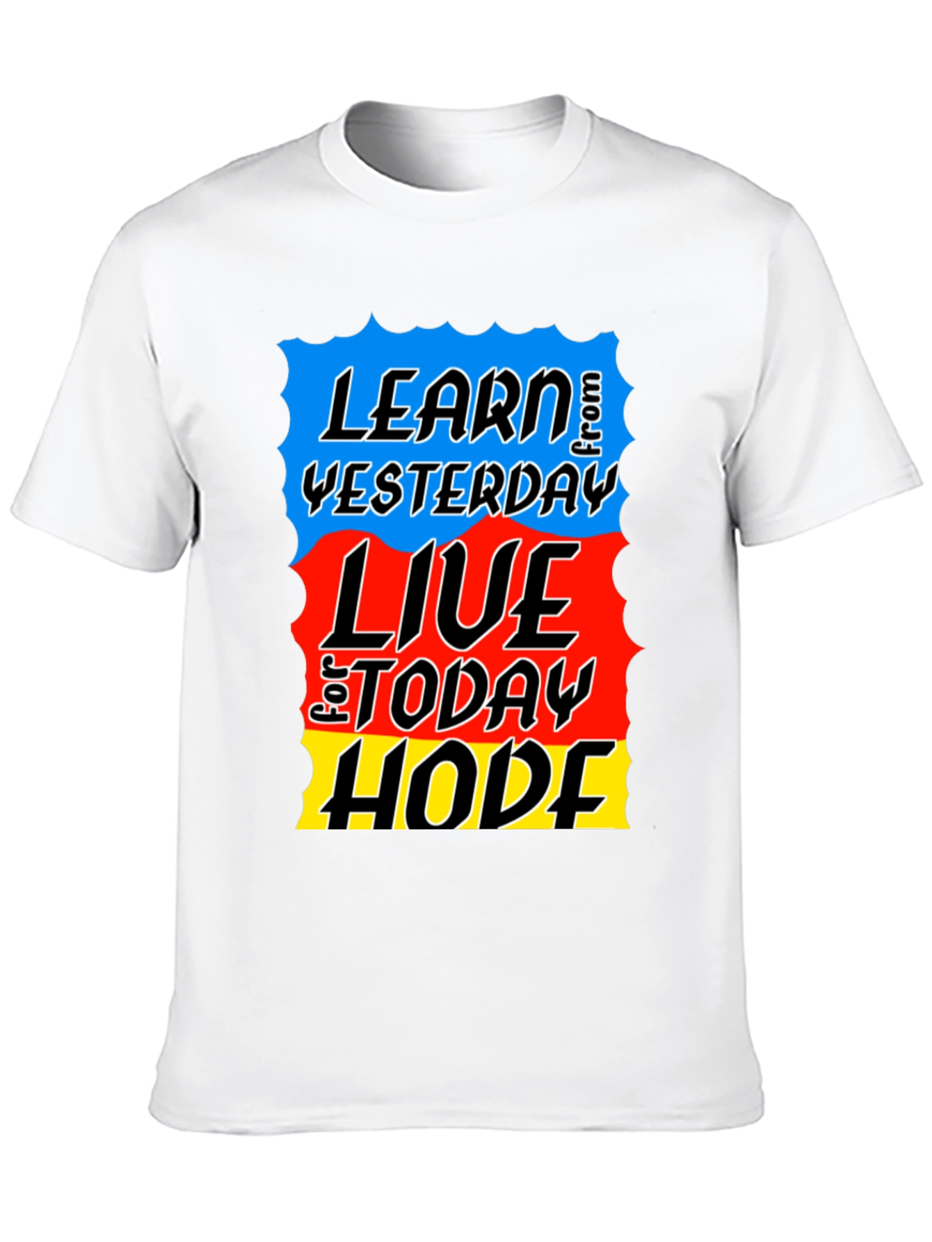 Learn Live Hope T-Shirt - Inspirational Graphic Tee
