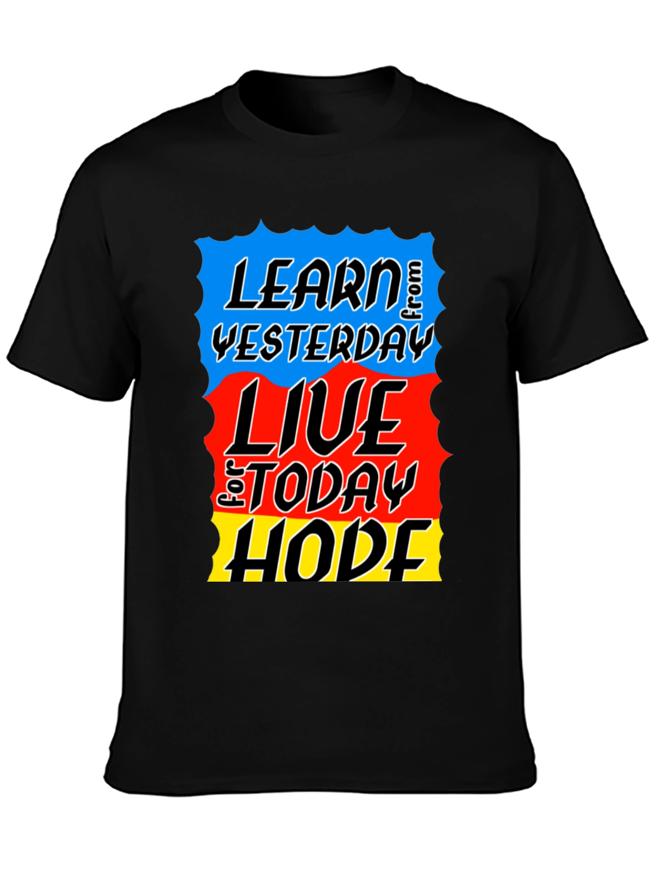 Learn Live Hope T-Shirt - Inspirational Graphic Tee
