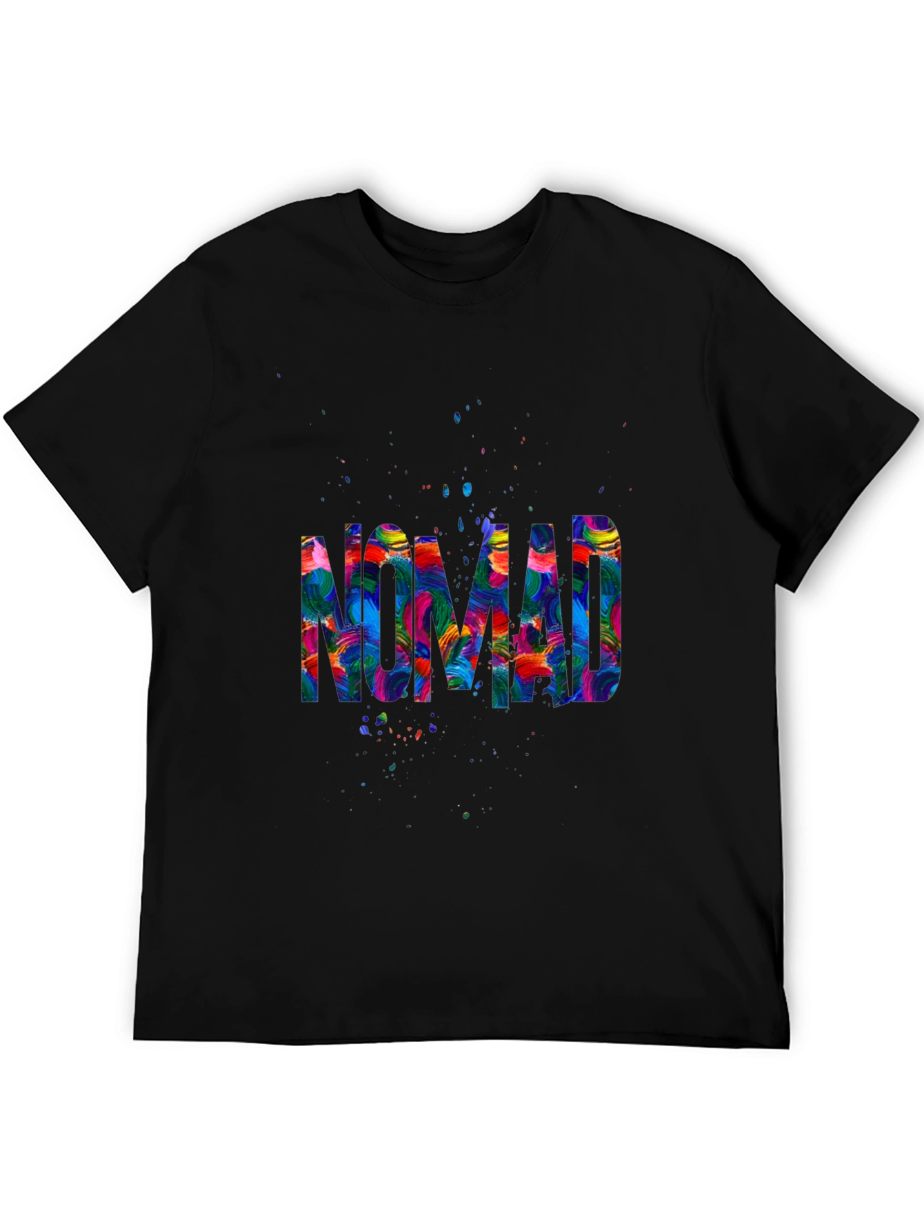 Nomad Graphic Tee - Vibrant Artistic Design