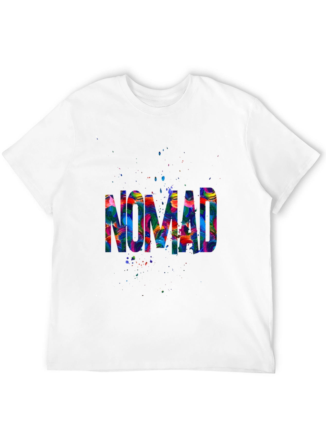 Nomad Graphic Tee - Vibrant Artistic Design
