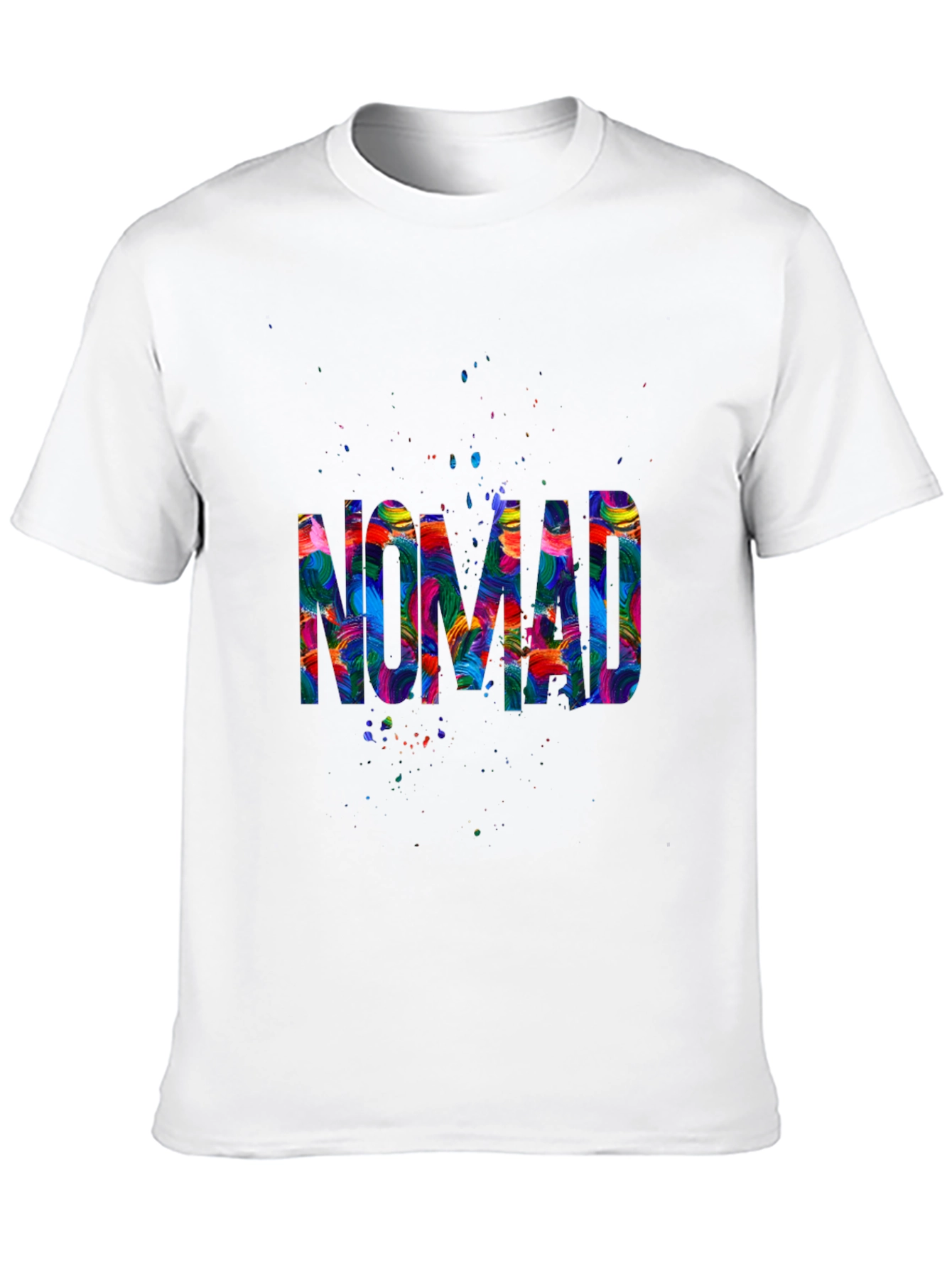 Nomad Graphic Tee - Vibrant Artistic Design