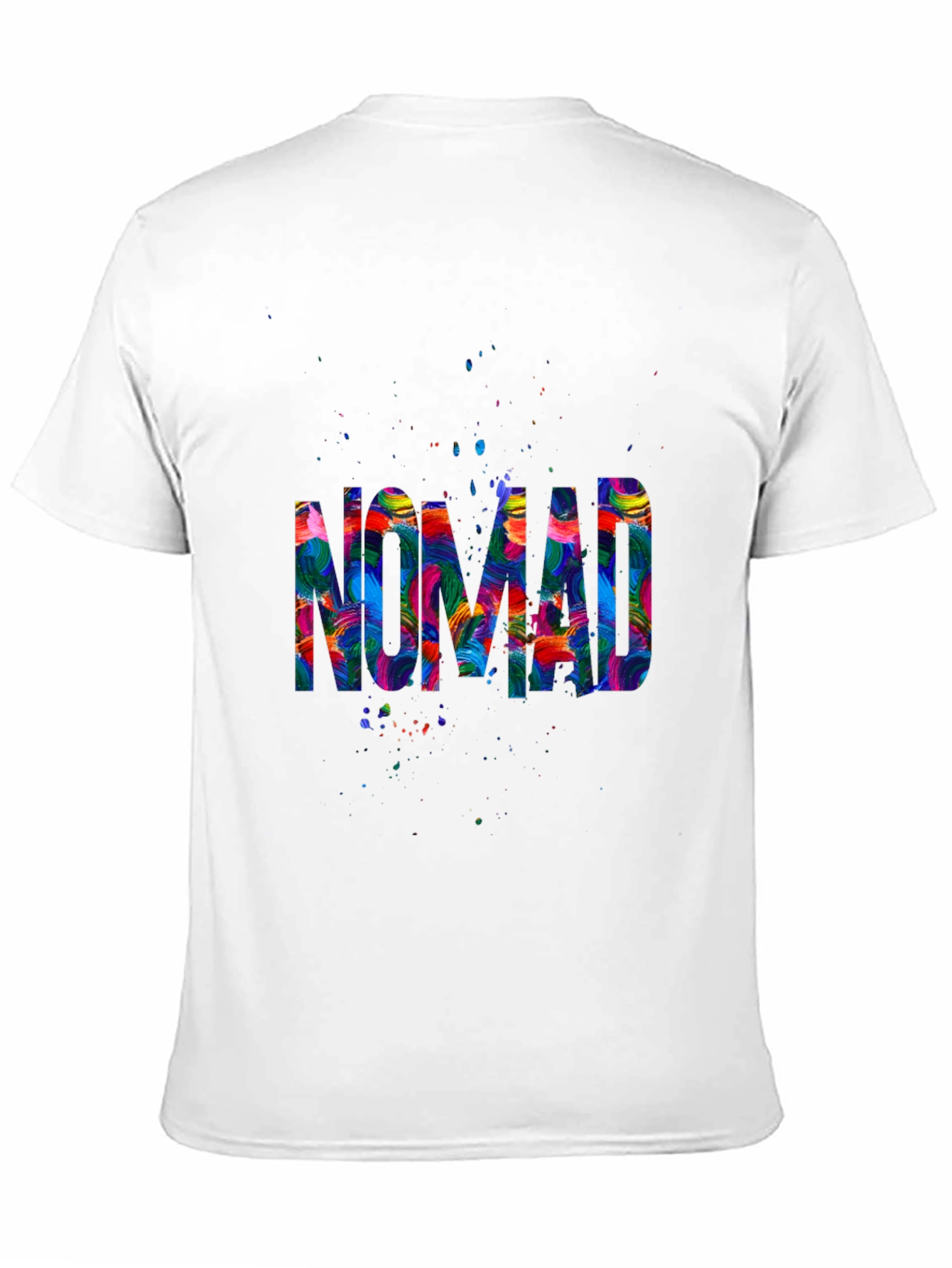 Nomad Graphic Tee - Vibrant Artistic Design