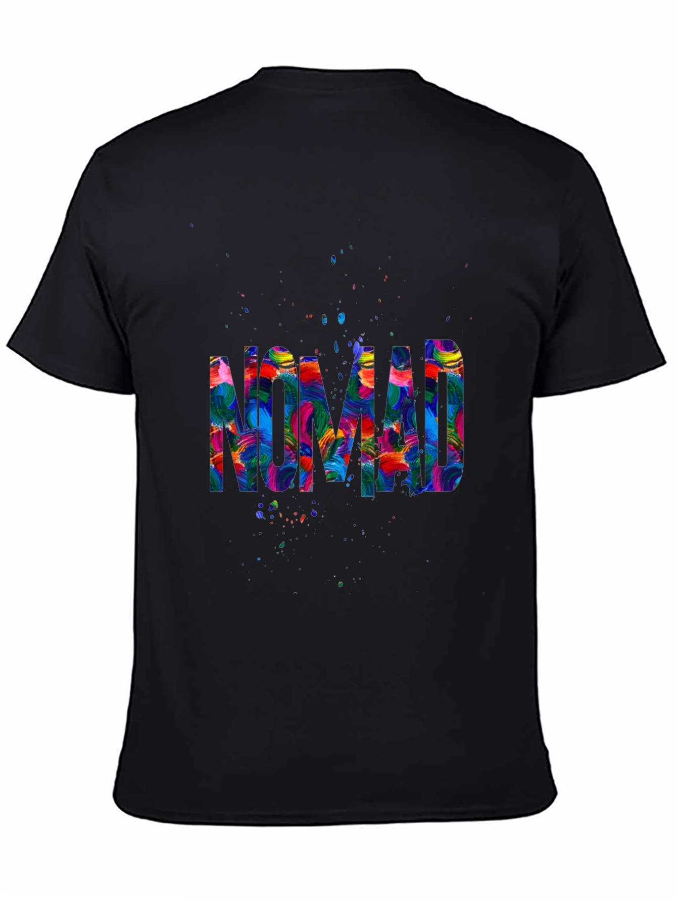 Nomad Graphic Tee - Vibrant Artistic Design