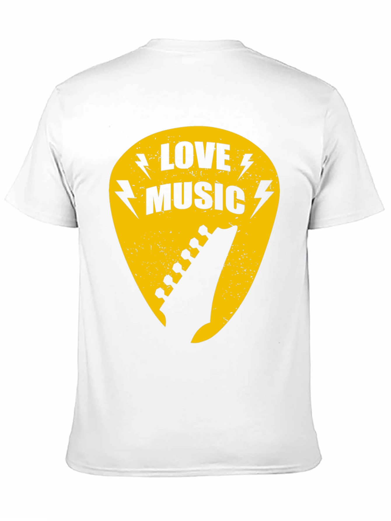 Love Music Guitar Pick Graphic T-Shirt