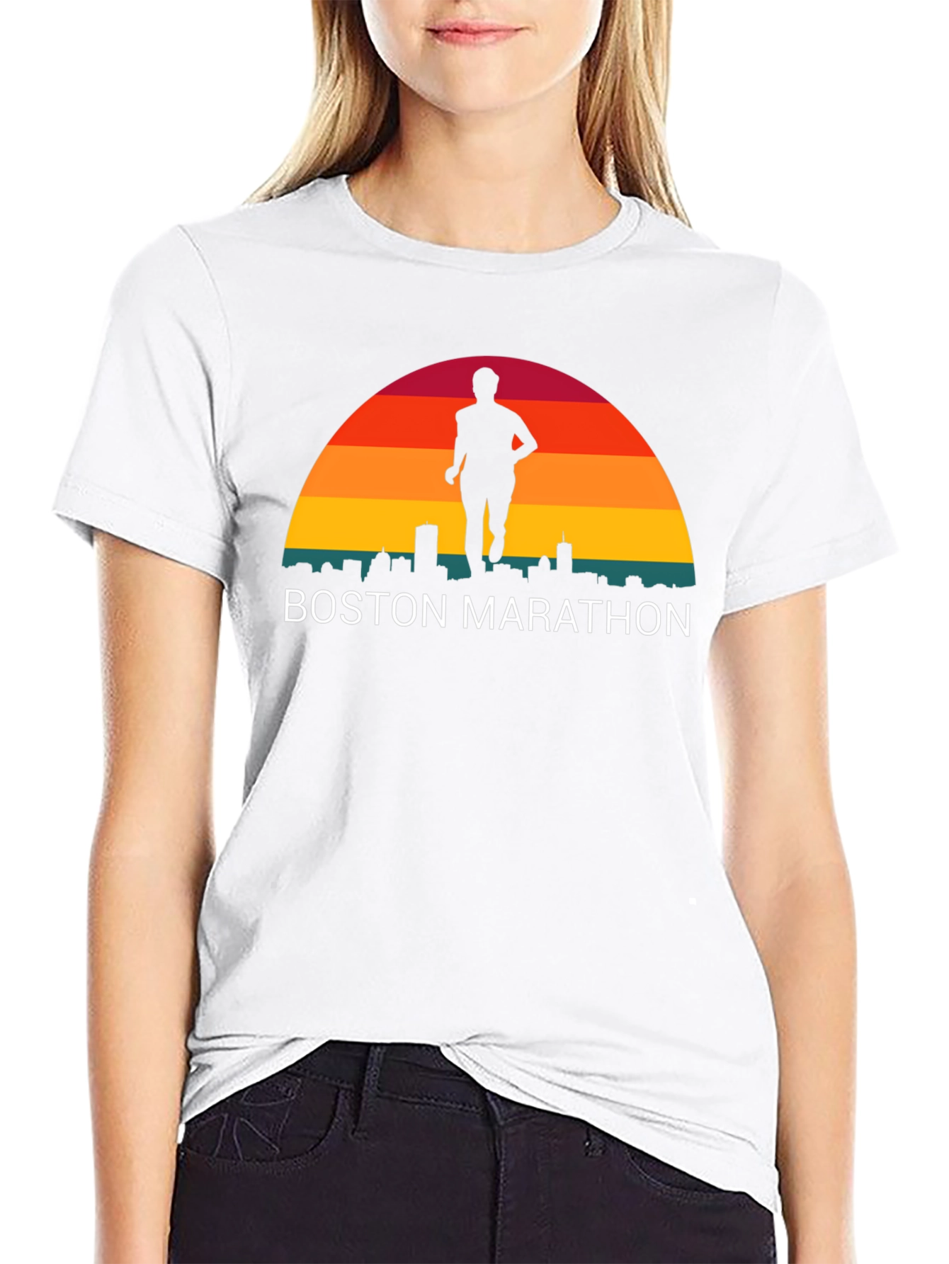 Boston Marathon Runner T-Shirt