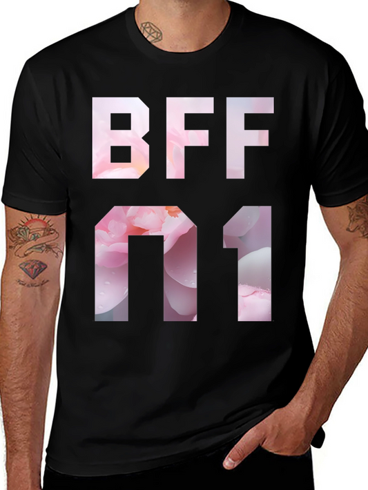 BFF 01 Graphic Tee - Black Short Sleeve T-Shirt