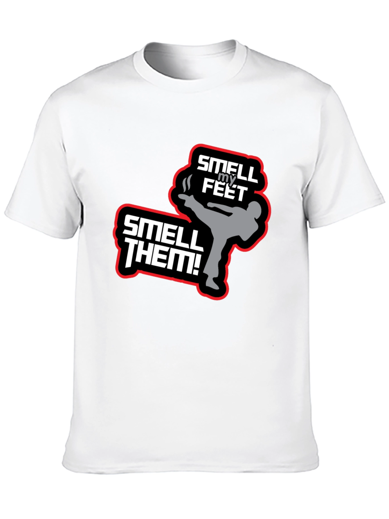 Smell My Feet T-Shirt - Funny Martial Arts Tee