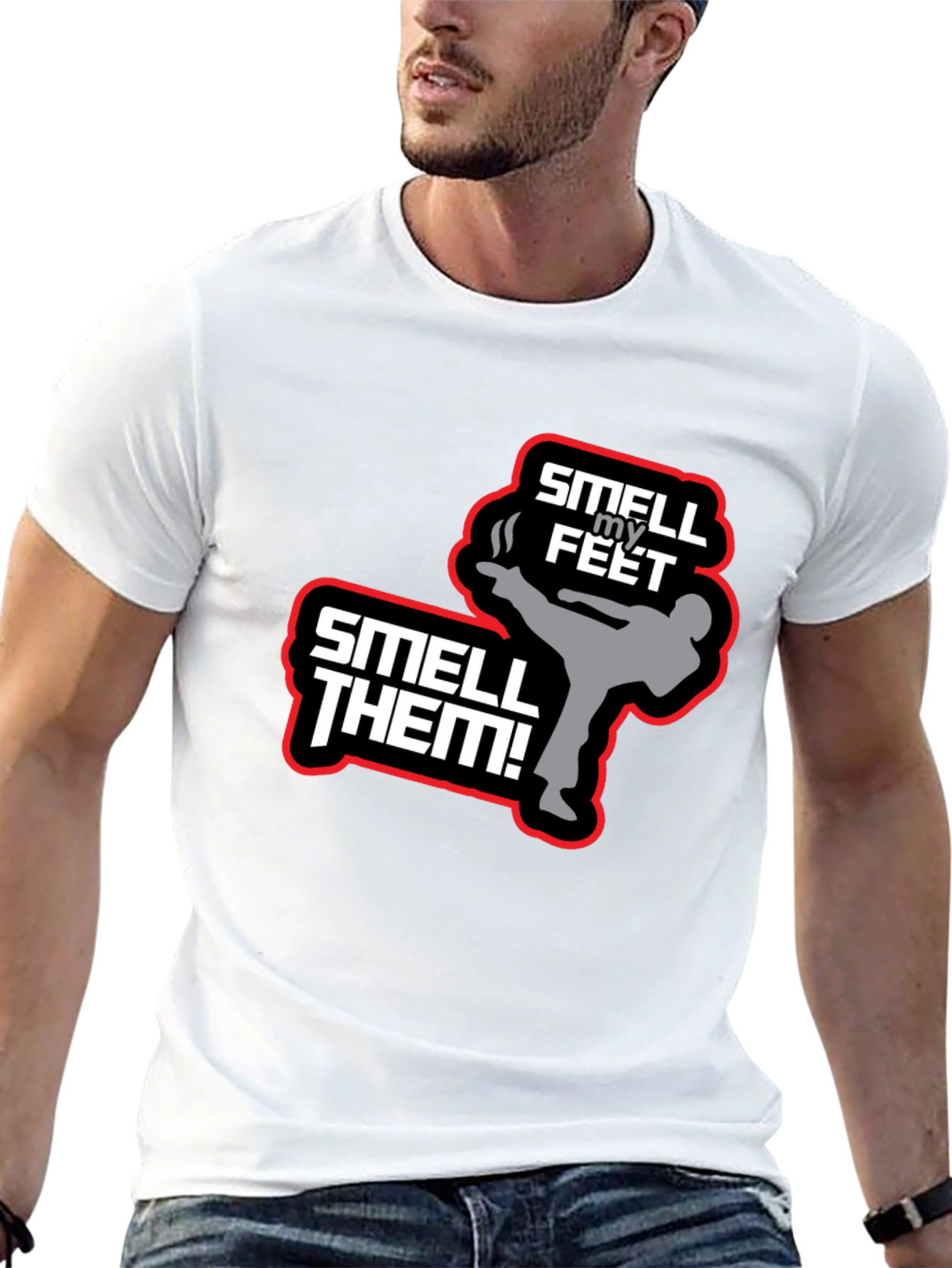 Smell My Feet T-Shirt - Funny Martial Arts Tee