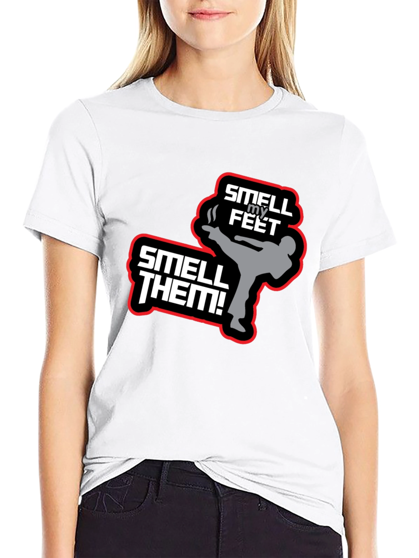 Smell My Feet T-Shirt - Funny Martial Arts Tee