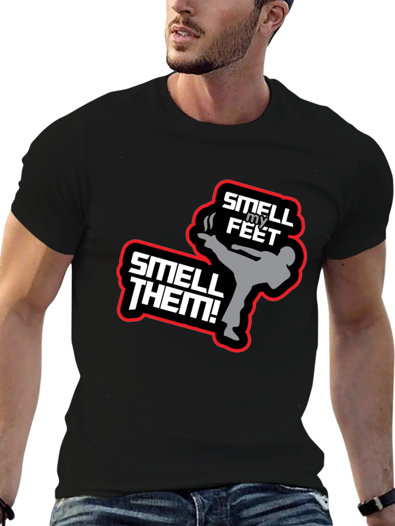 Smell My Feet T-Shirt - Funny Martial Arts Tee