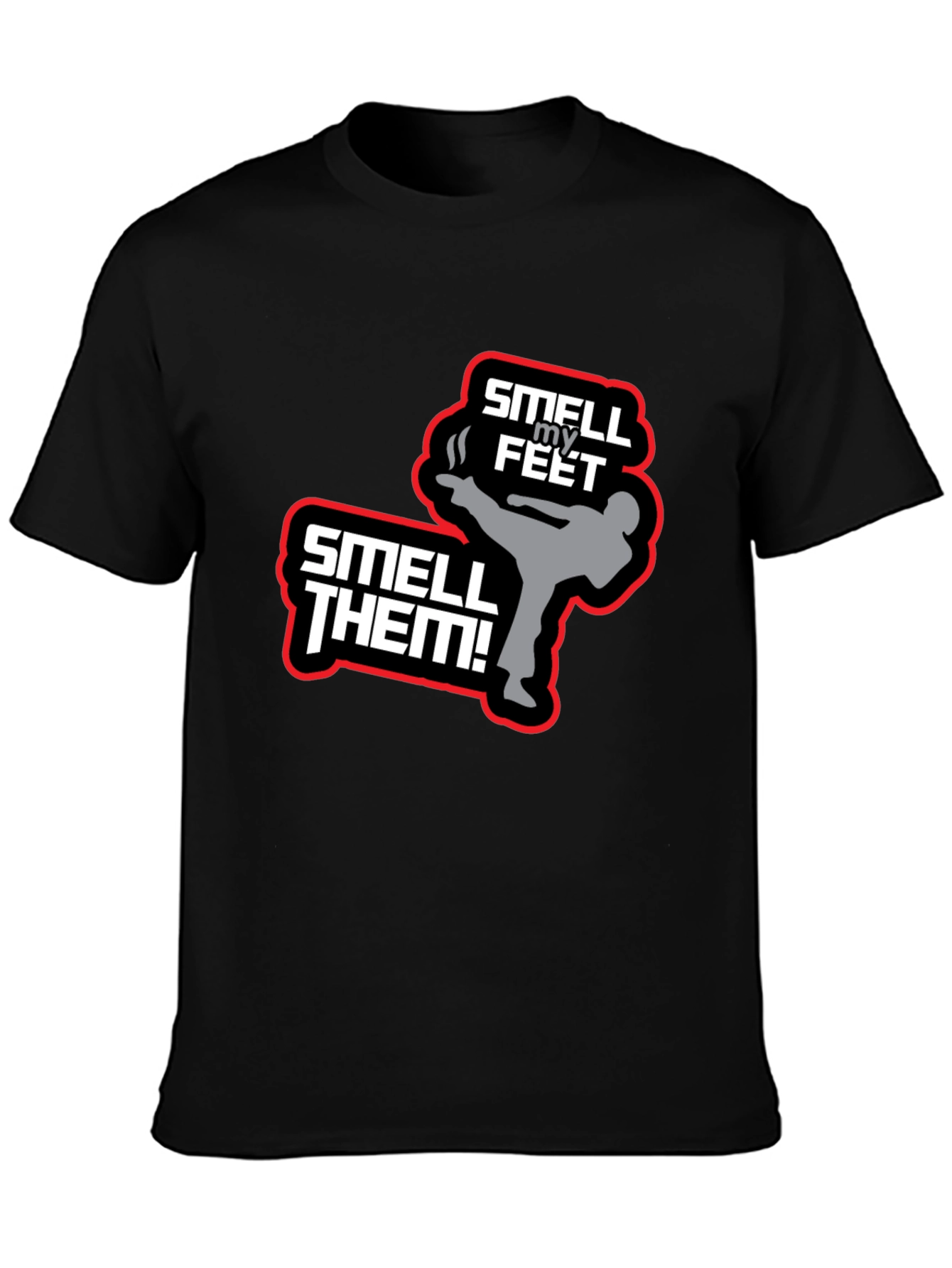 Smell My Feet T-Shirt - Funny Martial Arts Tee