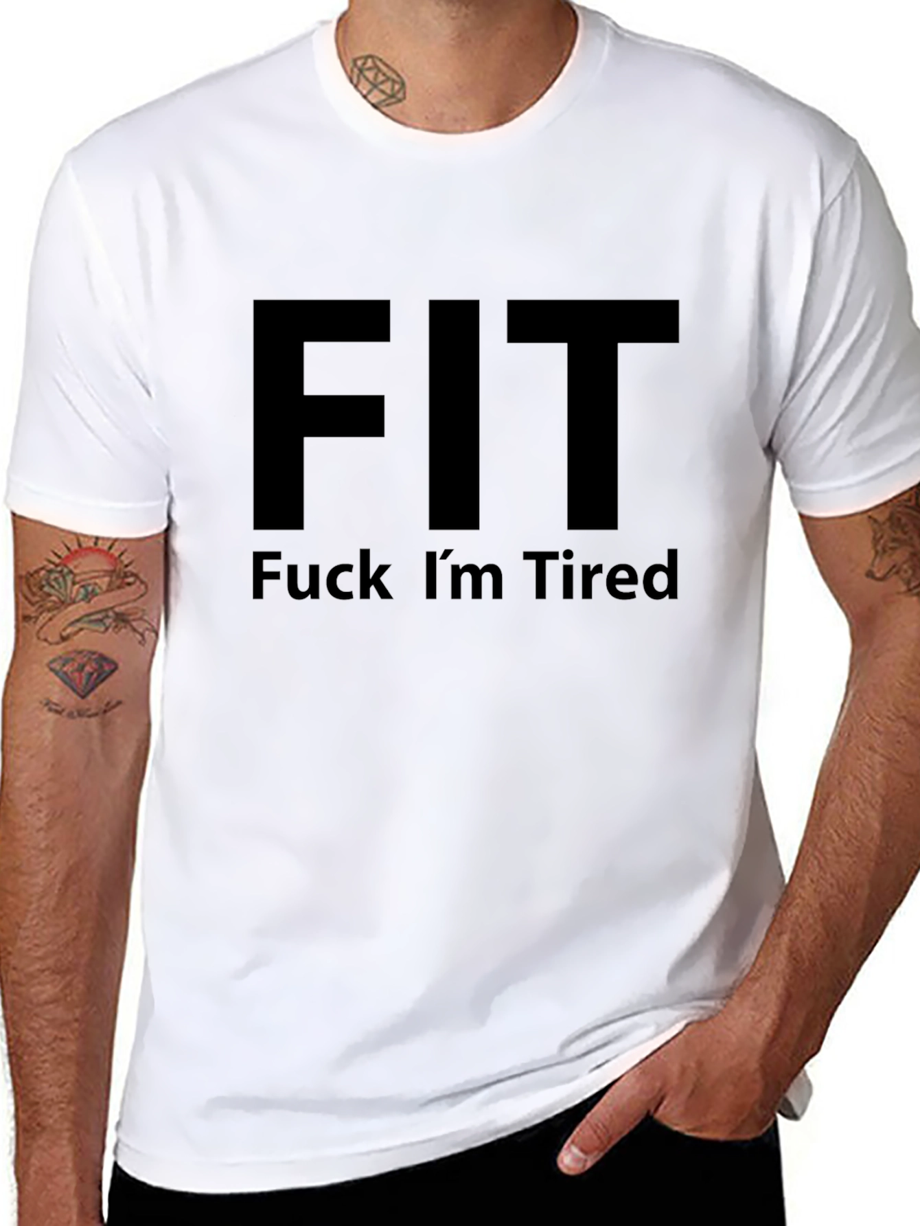 FIT - Funny Workout Graphic T-Shirt