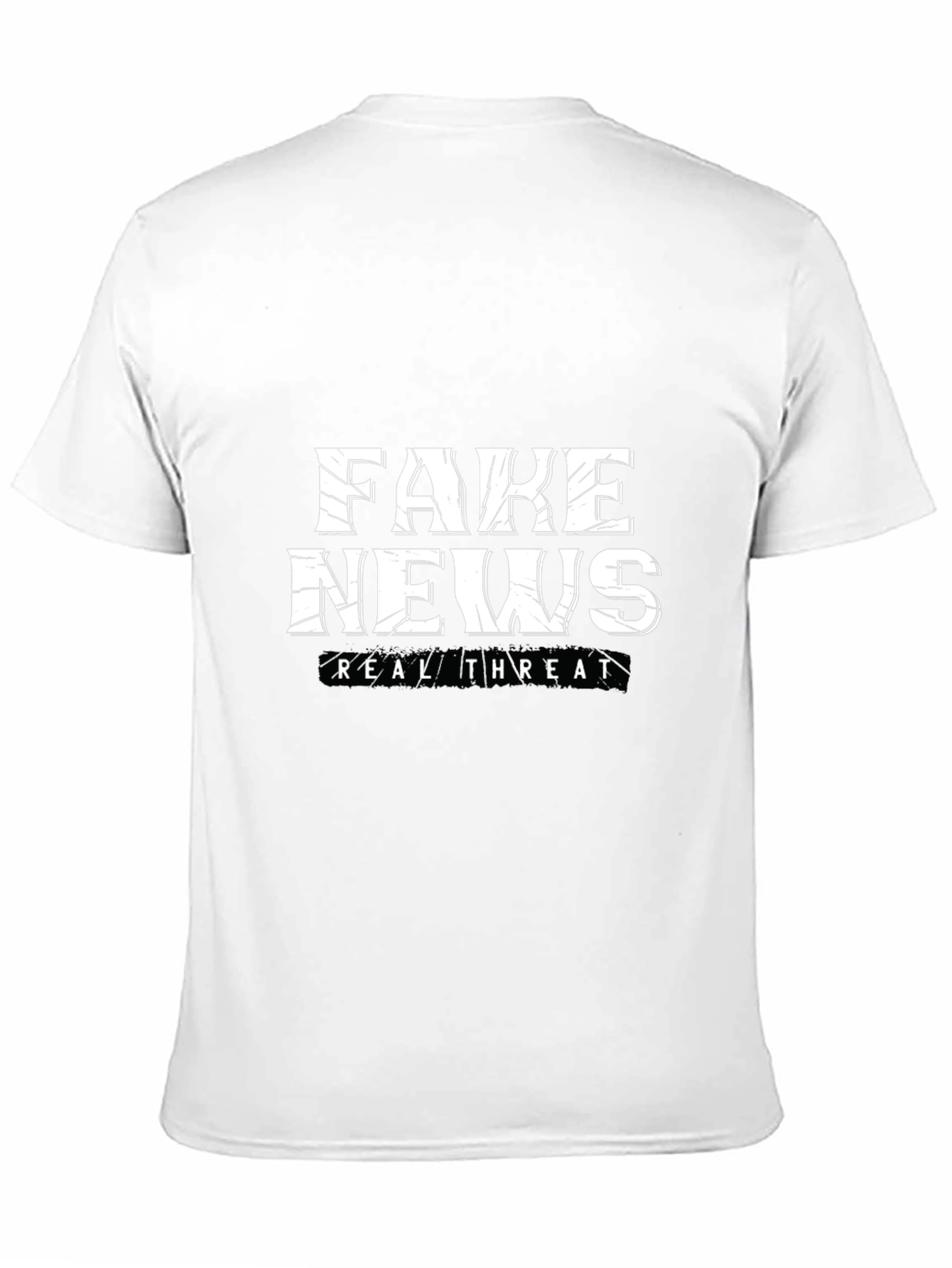 Fake News Real Threat Graphic Tee