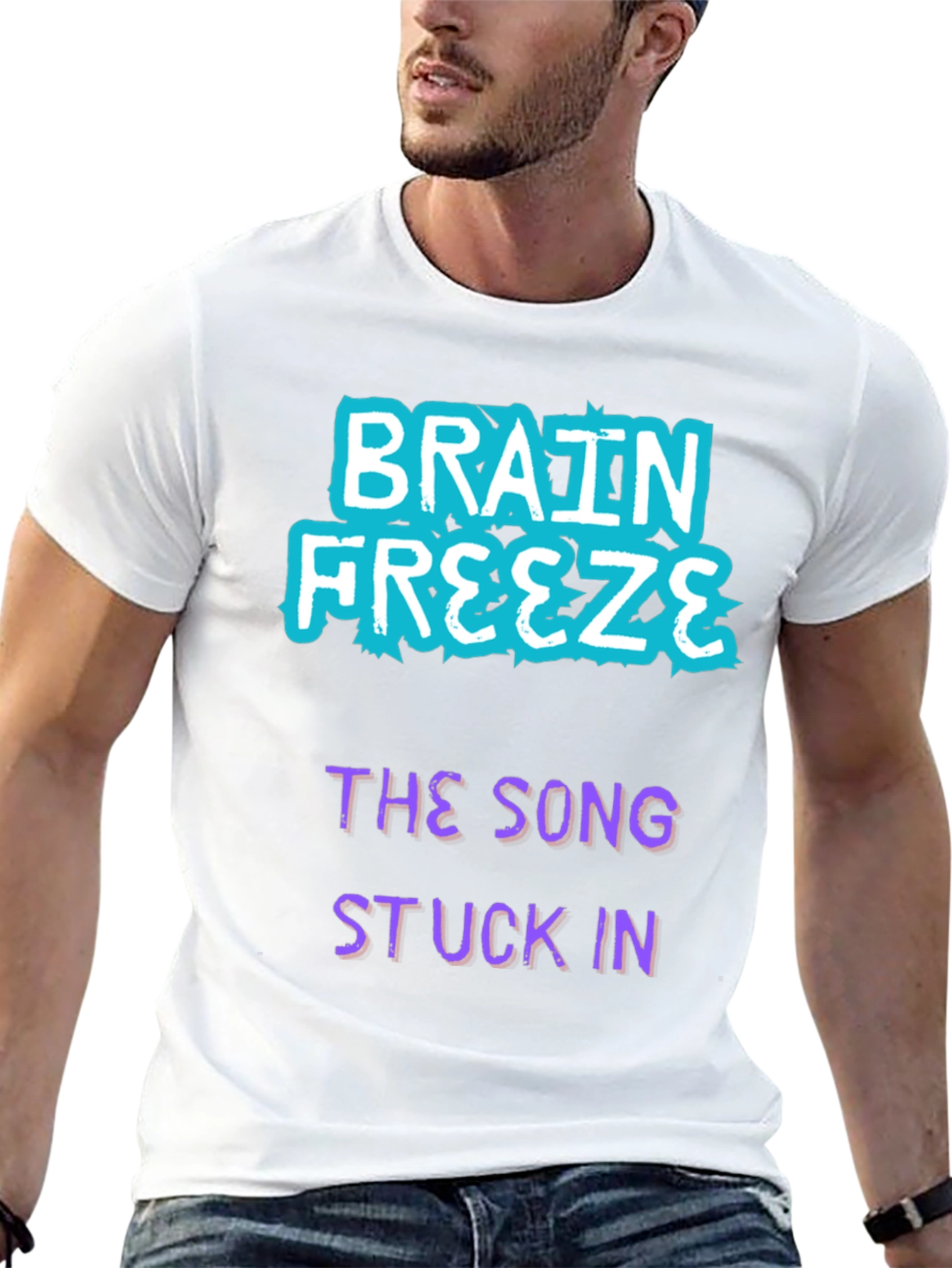 Brain Freeze Song Stuck In T-Shirt