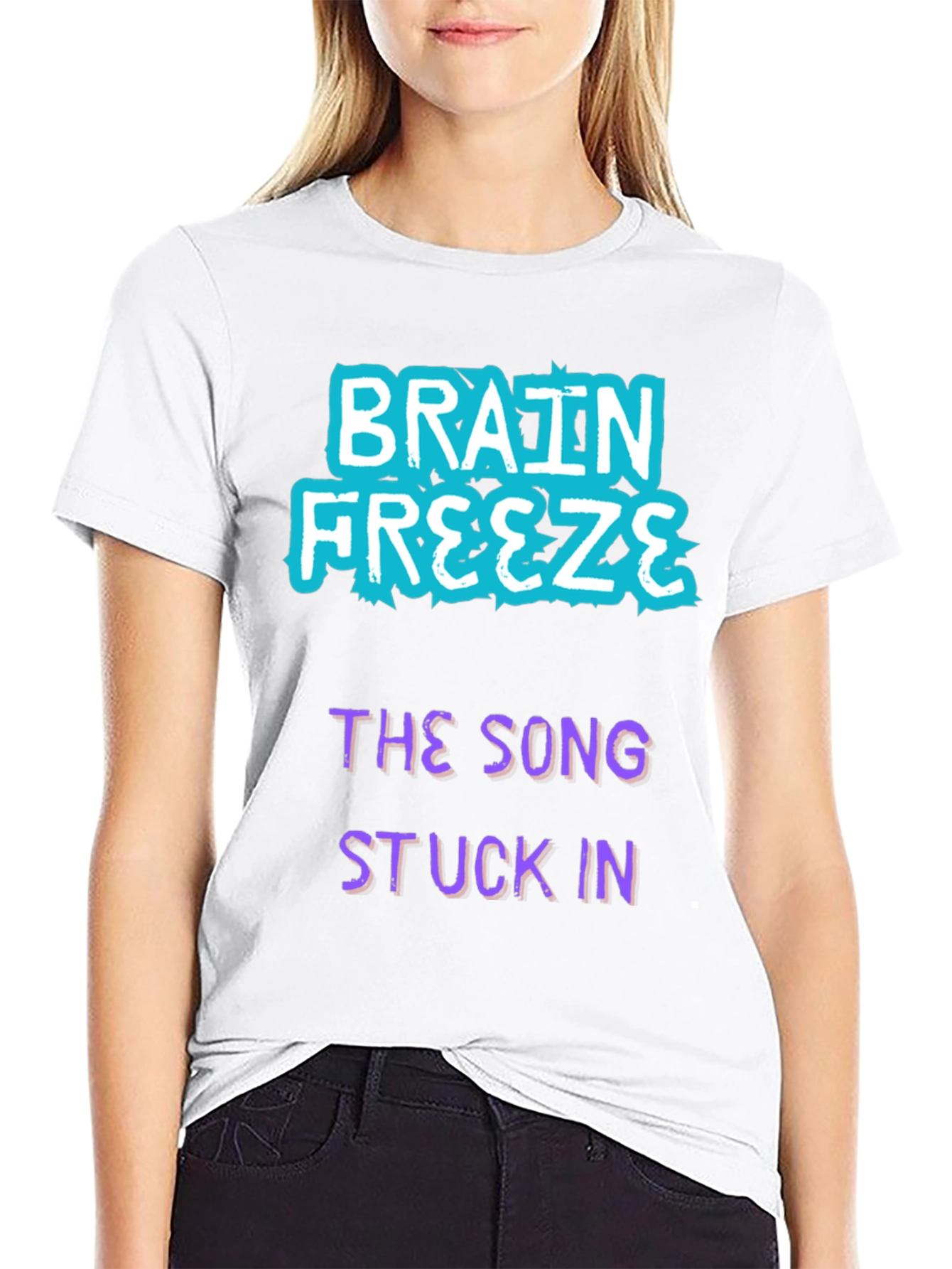 Brain Freeze Song Stuck In T-Shirt