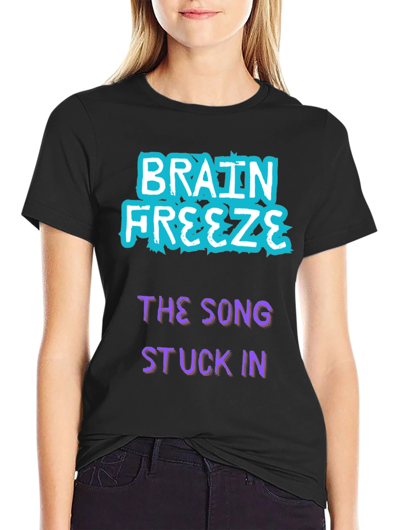 Brain Freeze Song Stuck In T-Shirt