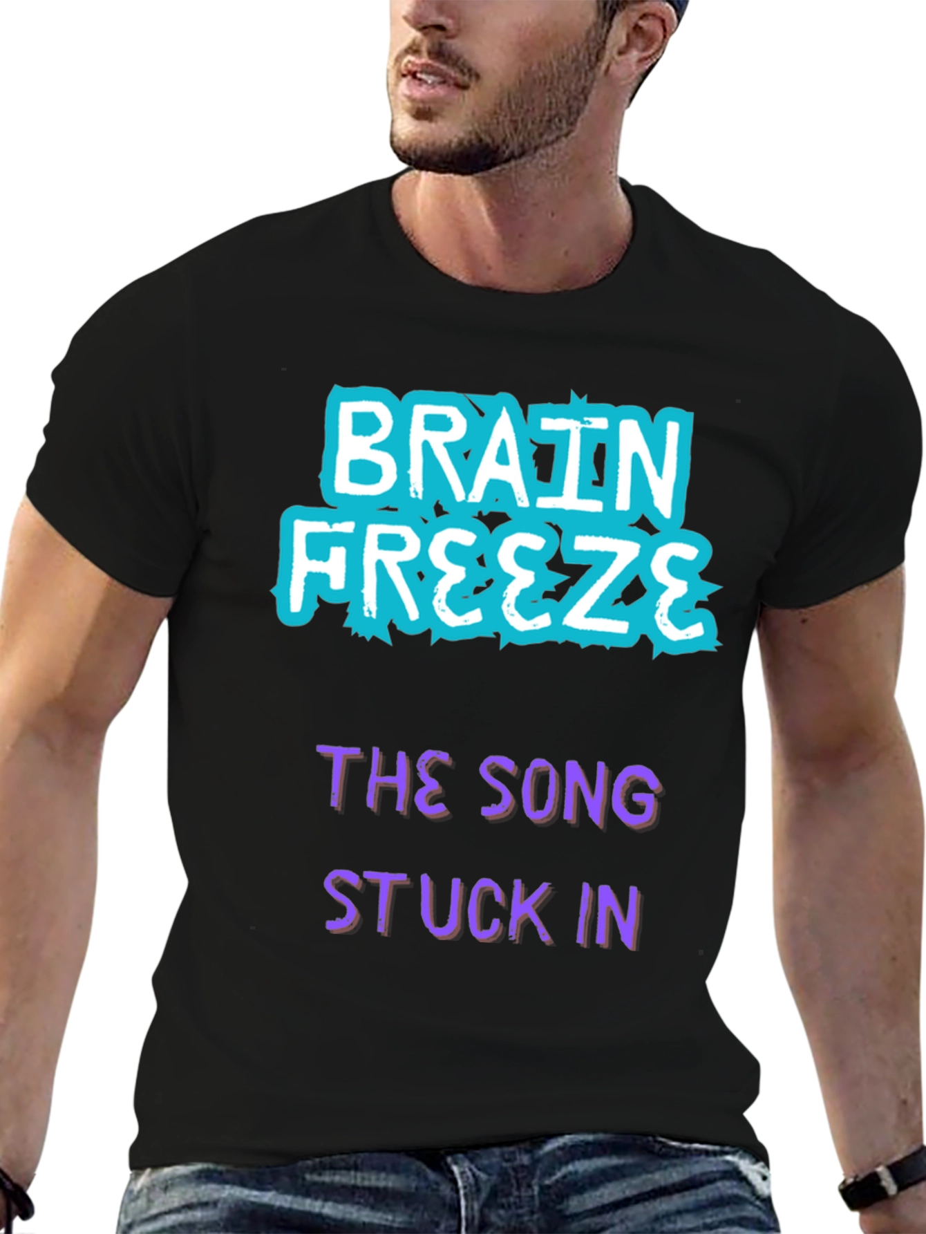 Brain Freeze Song Stuck In T-Shirt