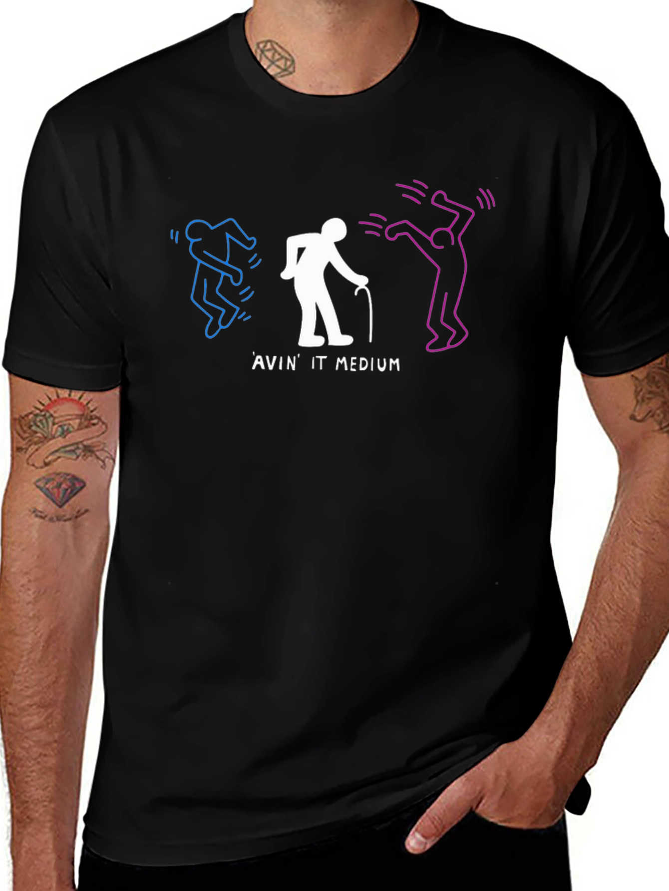 Dancing Trio T-Shirt - Avin It Medium