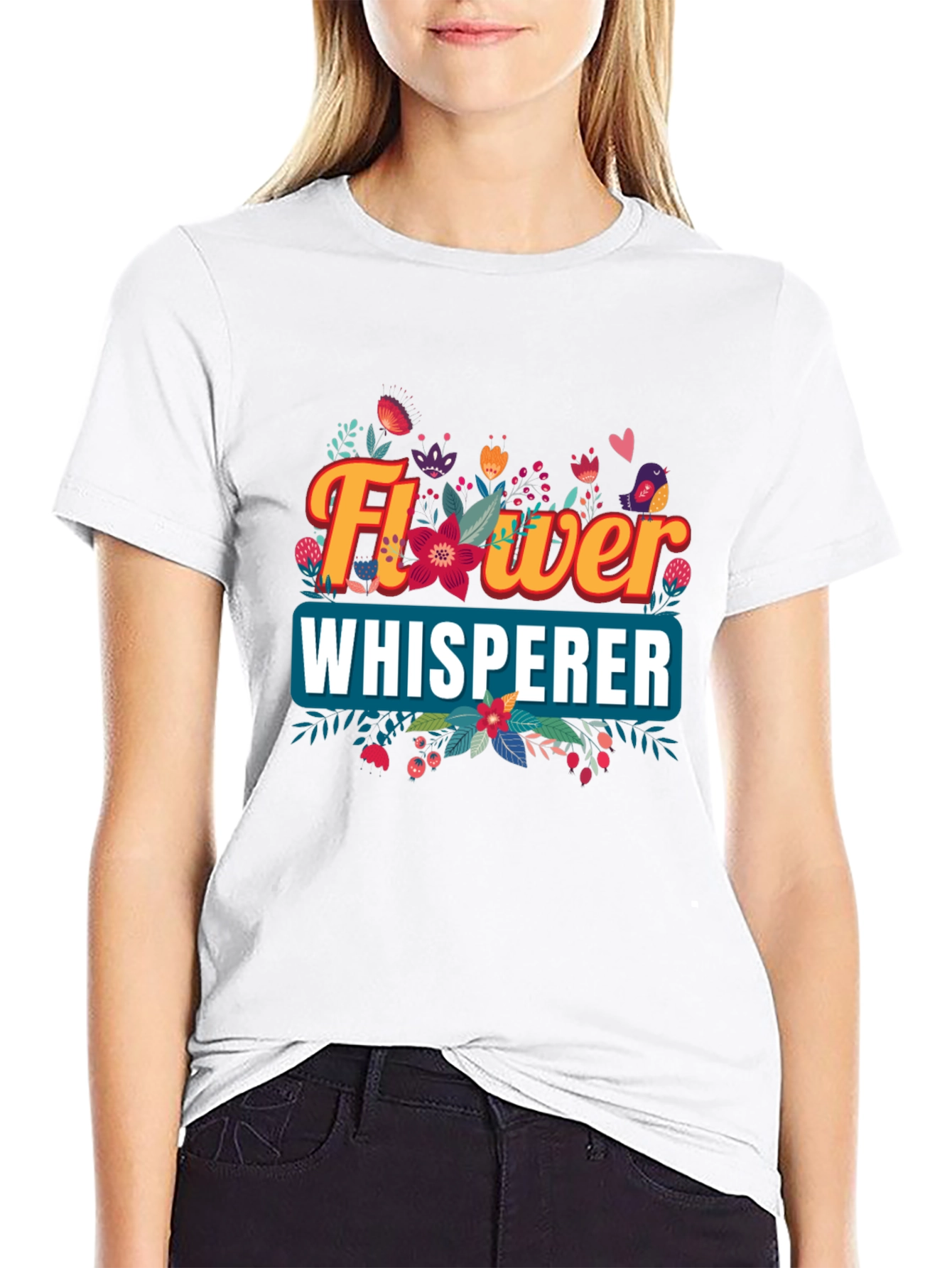 Flower Whisperer Graphic Tee - Nature Lover Shirt