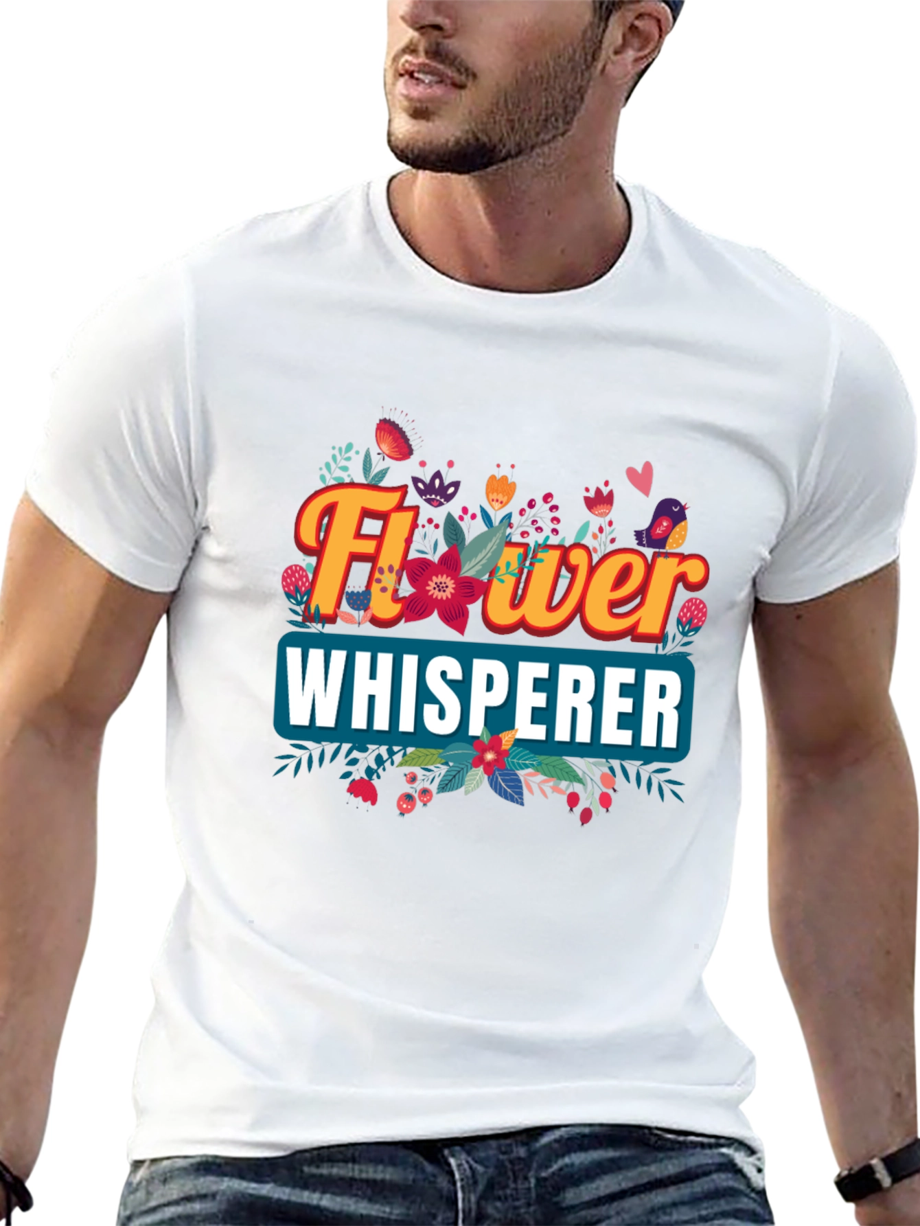 Flower Whisperer Graphic Tee - Nature Lover Shirt