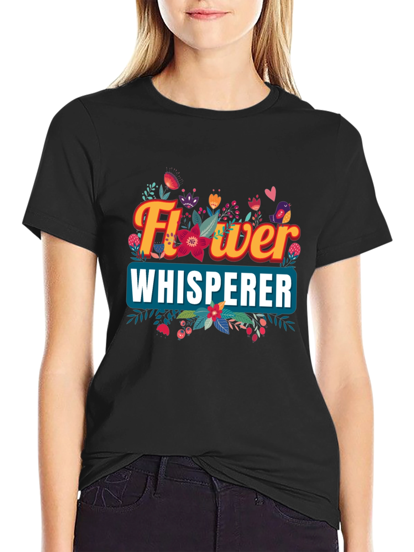 Flower Whisperer Graphic Tee - Nature Lover Shirt