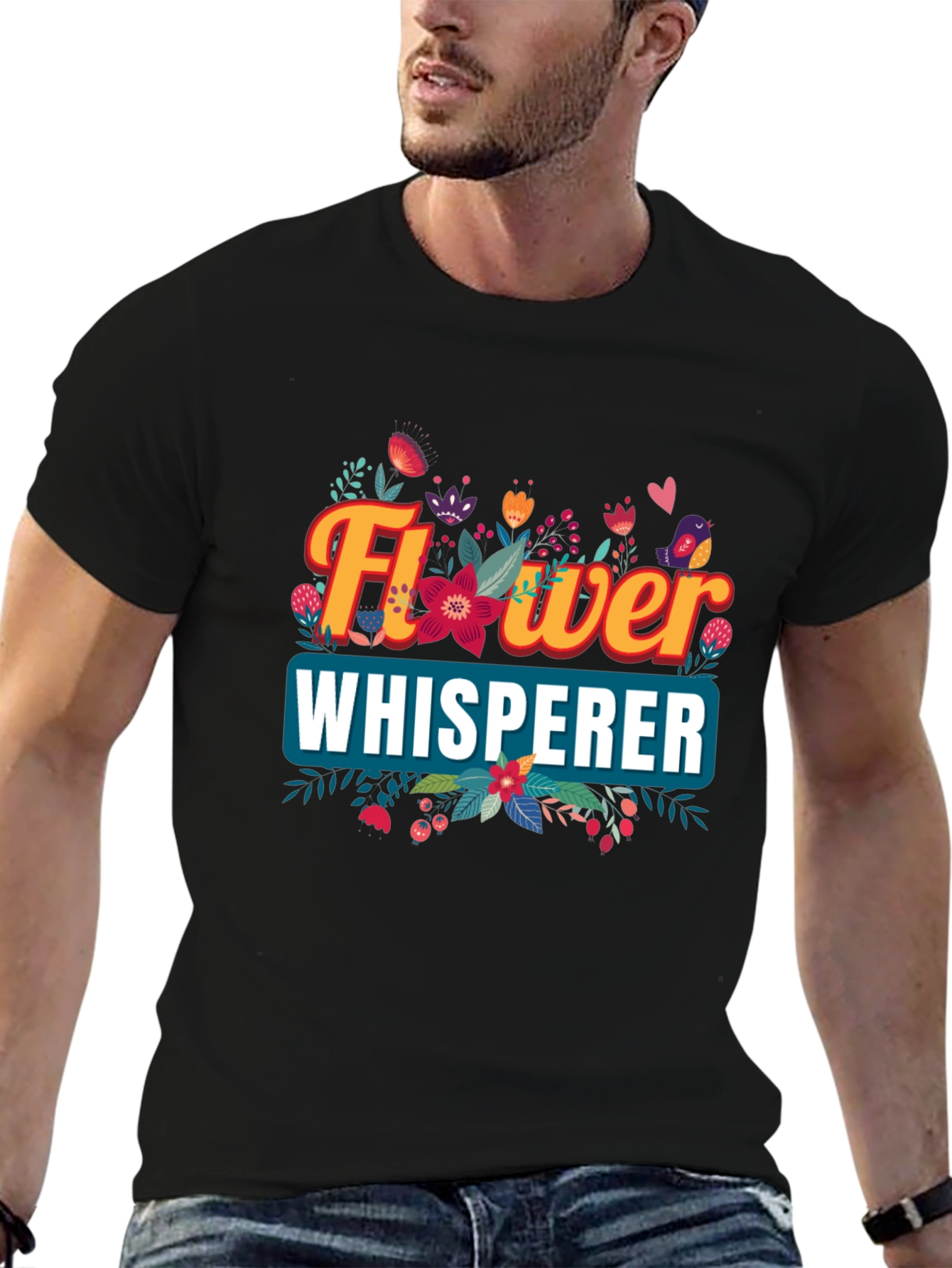 Flower Whisperer Graphic Tee - Nature Lover Shirt