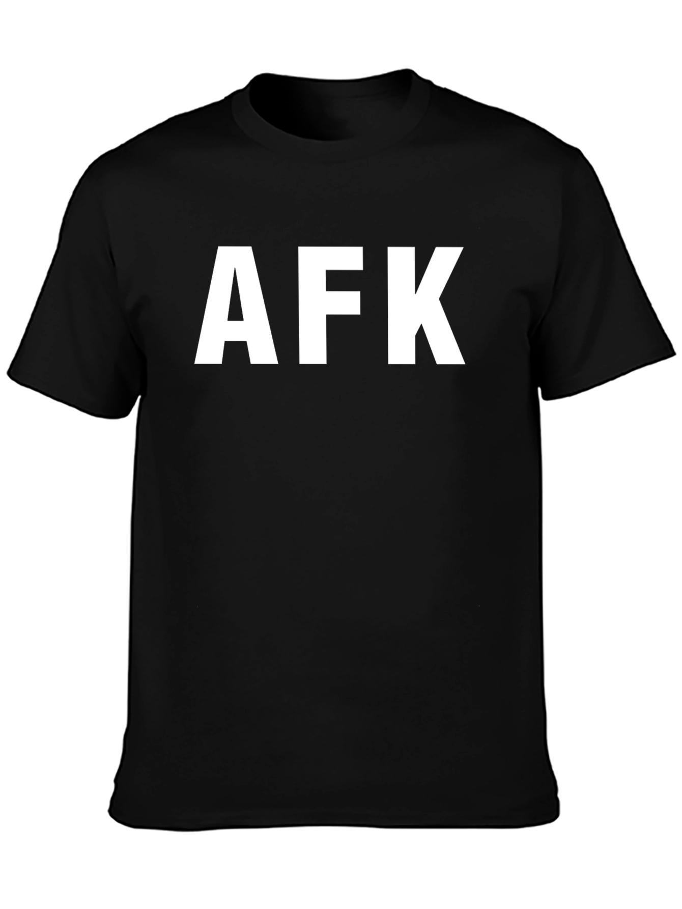 AFK Black T-Shirt - Gamer Style Tee