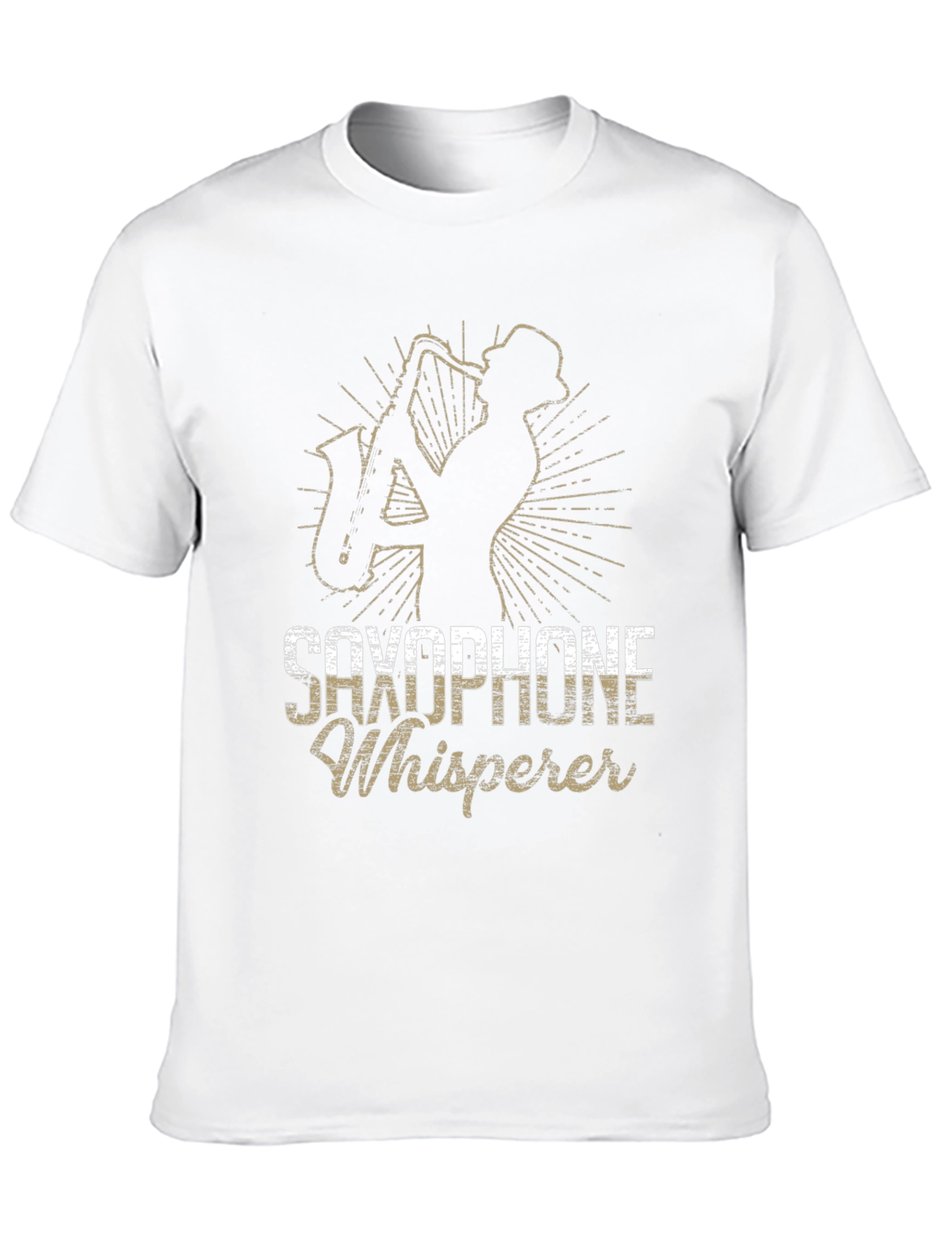 Saxophone Whisperer Black T-Shirt