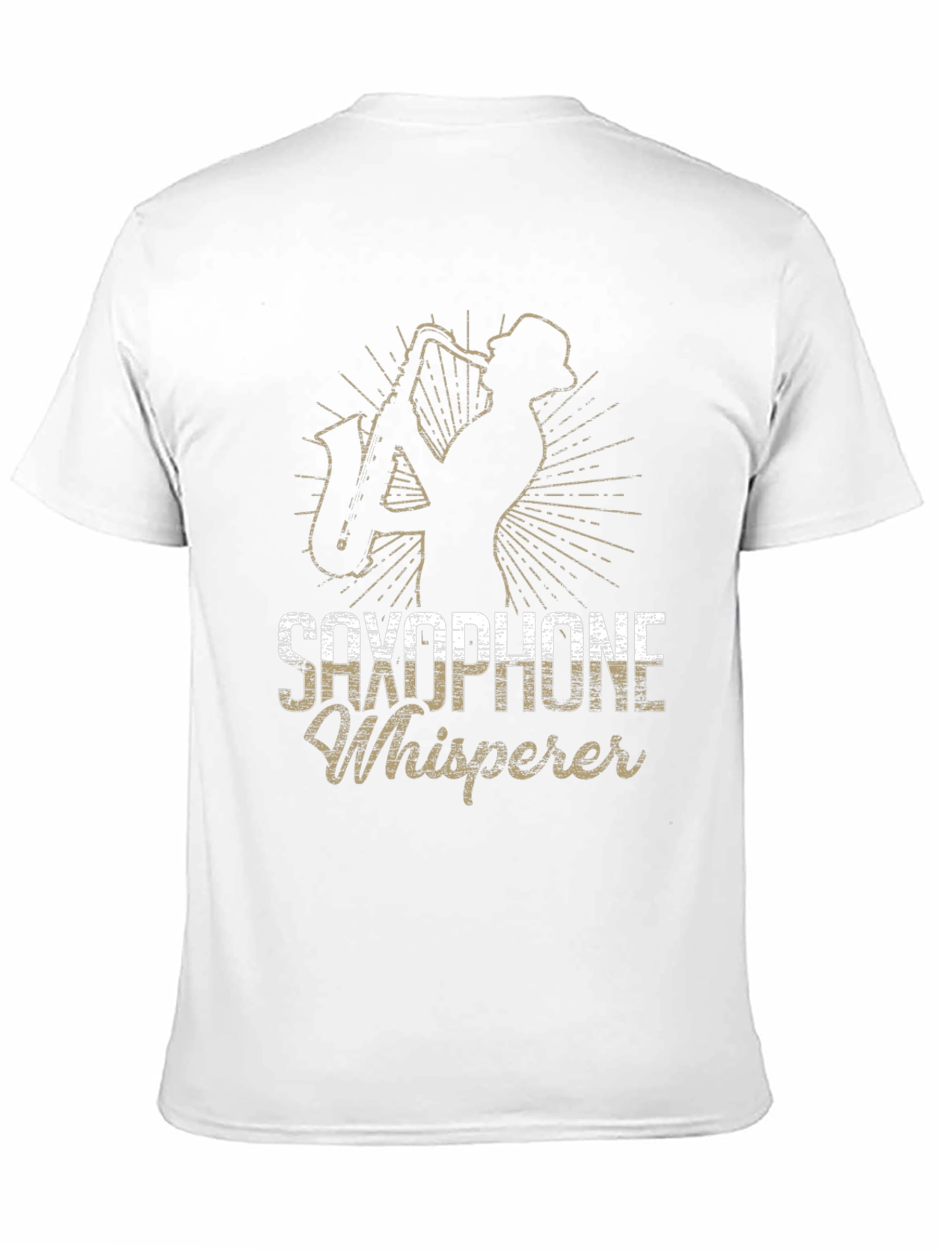 Saxophone Whisperer Black T-Shirt