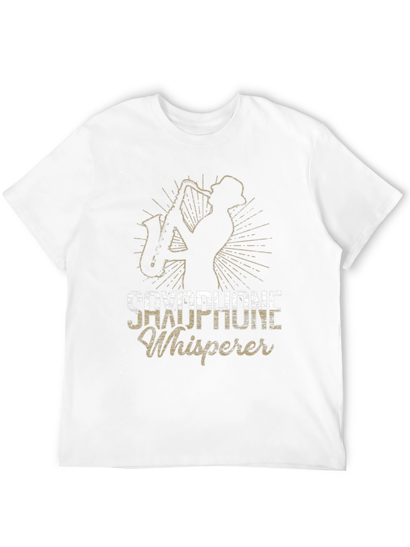 Saxophone Whisperer Black T-Shirt