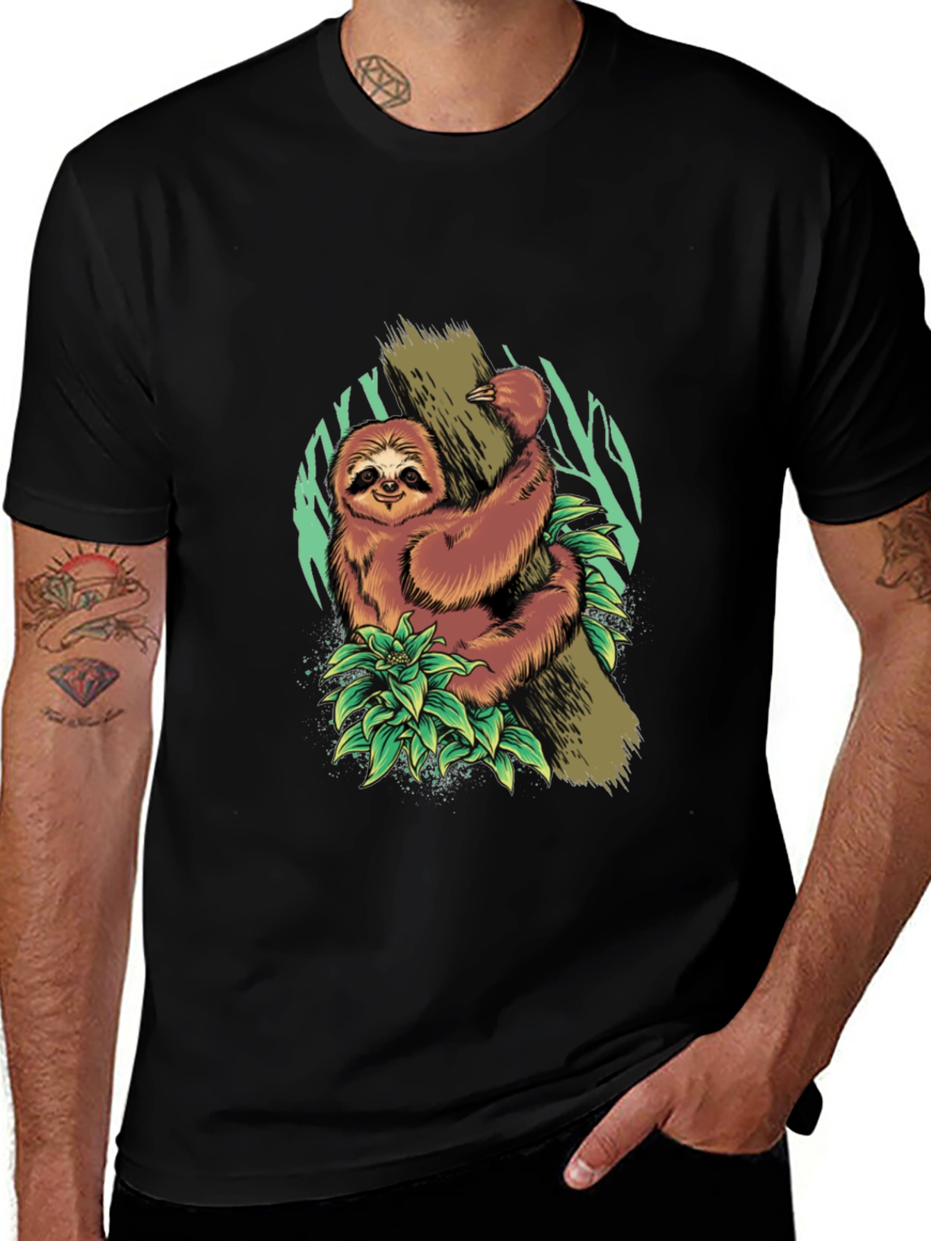 Sloth Graphic Tee - Cute & Casual