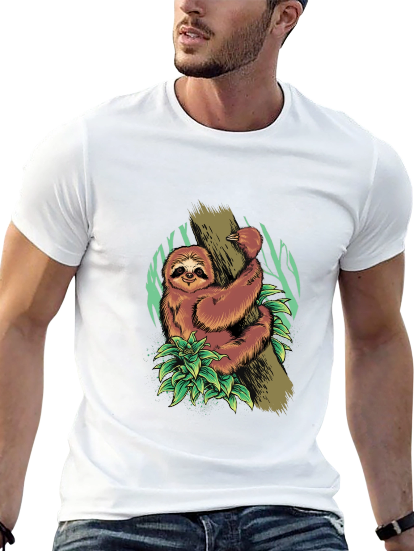 Sloth Graphic Tee - Cute & Casual