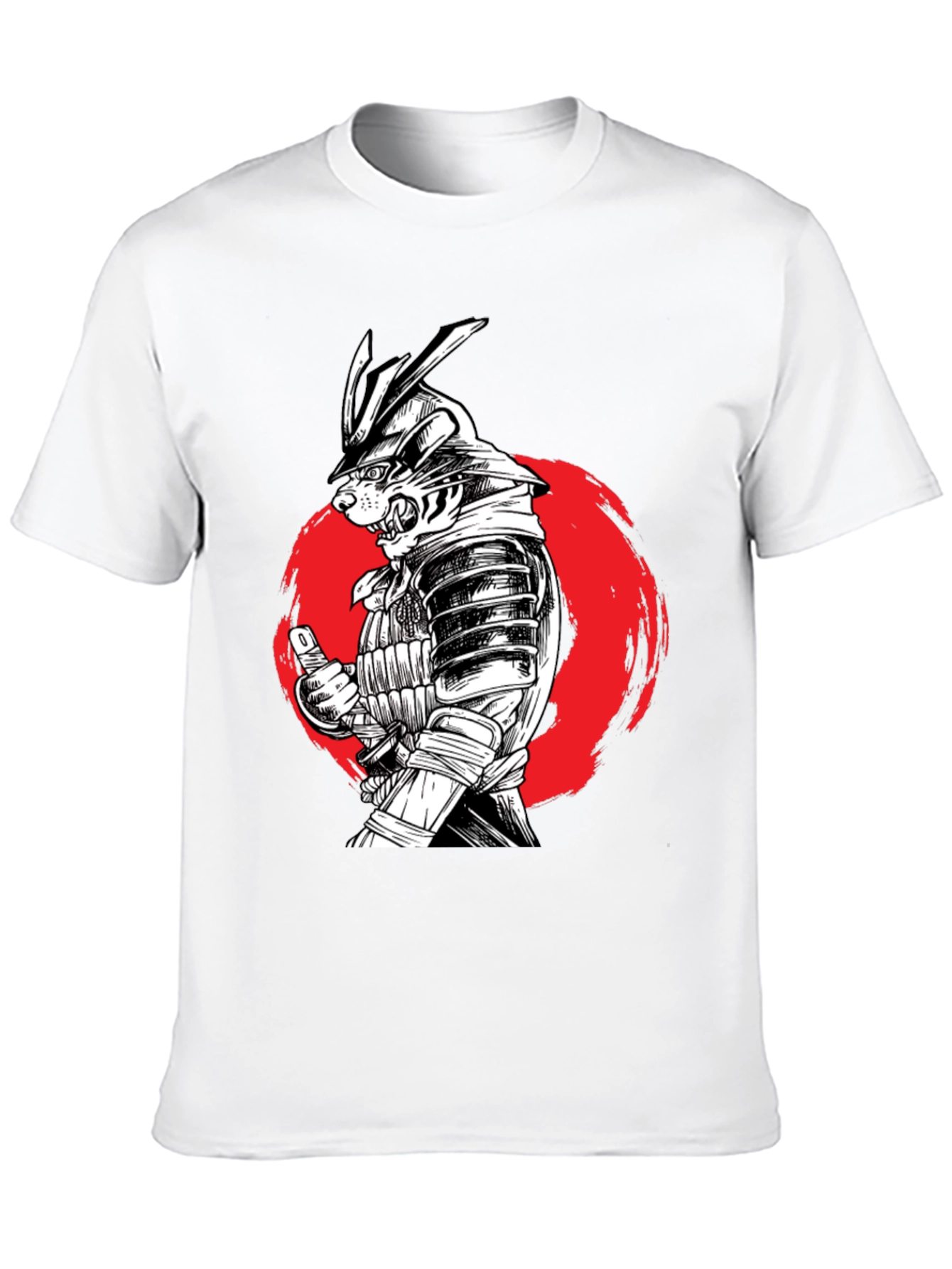 Samurai Cat T-Shirt - Unique Graphic Tee